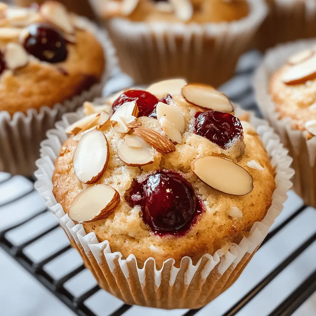 Start your day with these delightful Almond Cherry Muffins! Bursting with juicy cherries and a hint of almond flavor, they are perfect for breakfast or a sweet snack. Made with wholesome ingredients, these muffins are moist and delicious. Be sure to save this recipe for your next brunch or cozy morning treat!