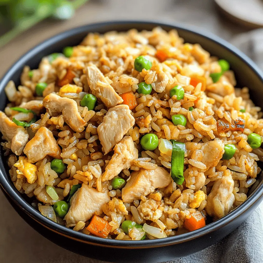 Get ready to enjoy a delicious Blackstone Chicken Fried Rice that's packed with flavor! This easy recipe combines tender chicken, colorful veggies, and perfectly cooked rice, all tossed together in a savory sauce. Perfect for a quick weeknight dinner or meal prep! Save this recipe for a fun and tasty dinner any time you need it.