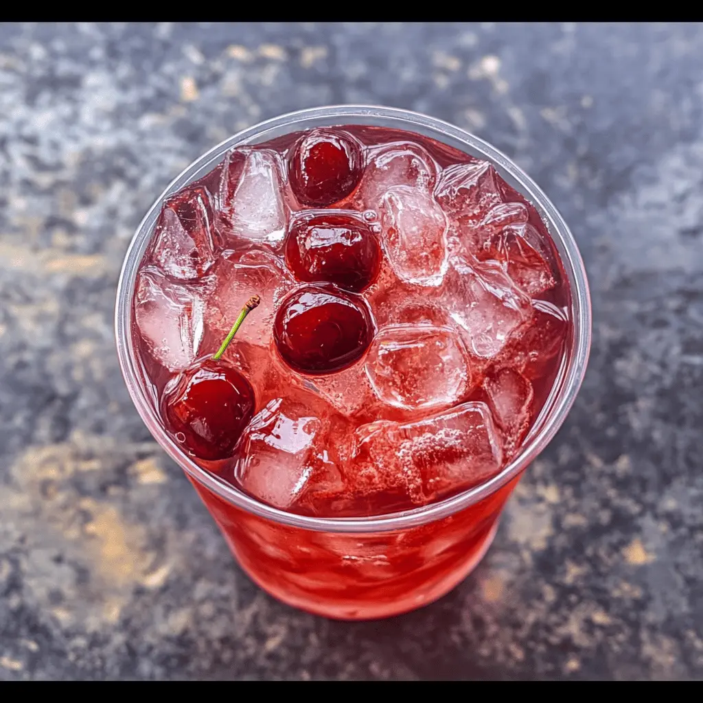 Easy Refreshing Cherry Iced Tea Recipe