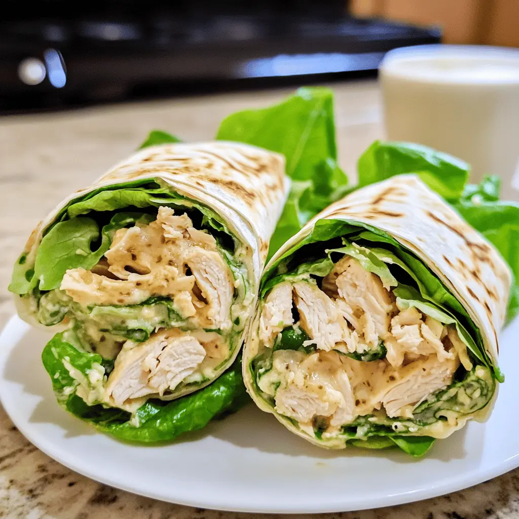 Satisfy your lunch cravings with these delicious Crock Pot Chicken Caesar Wraps! Packed with tender chicken, crisp romaine, and creamy Caesar dressing, this easy recipe is perfect for busy days. Just throw your ingredients in the Crock Pot and let the flavors meld together. Save this pin for a quick dinner idea or a tasty lunch on the go!