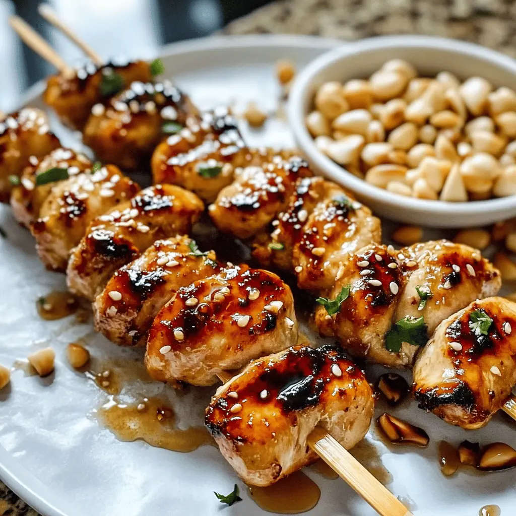 Get ready for a flavor-packed meal with these Honey Garlic Chicken Skewers! Tender chicken is marinated in a delightful honey garlic sauce, making it perfect for grilling or baking. Ideal for summer barbecues or a cozy family dinner, you'll want to save this easy recipe for your next cookout or weeknight meal!