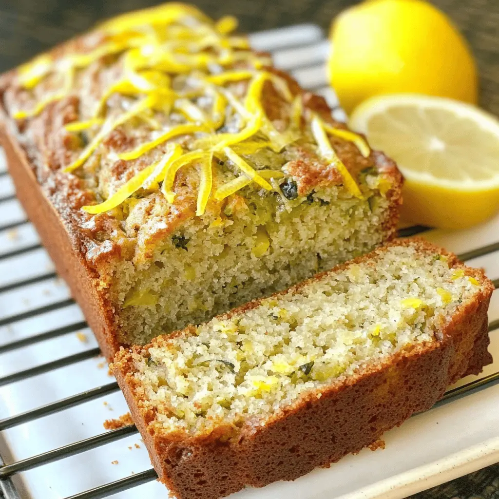 Brighten up your baking with this Luscious Lemon Zucchini Bread! Packed with fresh zucchini and zesty lemon, this moist loaf is perfect for breakfast or an afternoon snack. Enjoy a burst of citrus flavor in every slice. Save this recipe for your next baking day and treat yourself or share with friends at your next gathering!