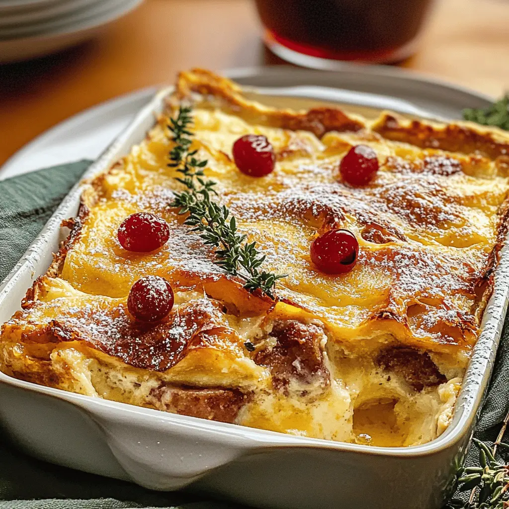 Start your mornings with this delicious Overnight Monte Cristo Breakfast Casserole! Packed with layers of French toast, ham, and gooey cheese, this dish is perfect for brunch or a cozy family breakfast. Easy to prepare the night before, you’ll love the sweet and savory flavors that come together. Save this recipe for your next gathering and impress your guests with minimal effort!