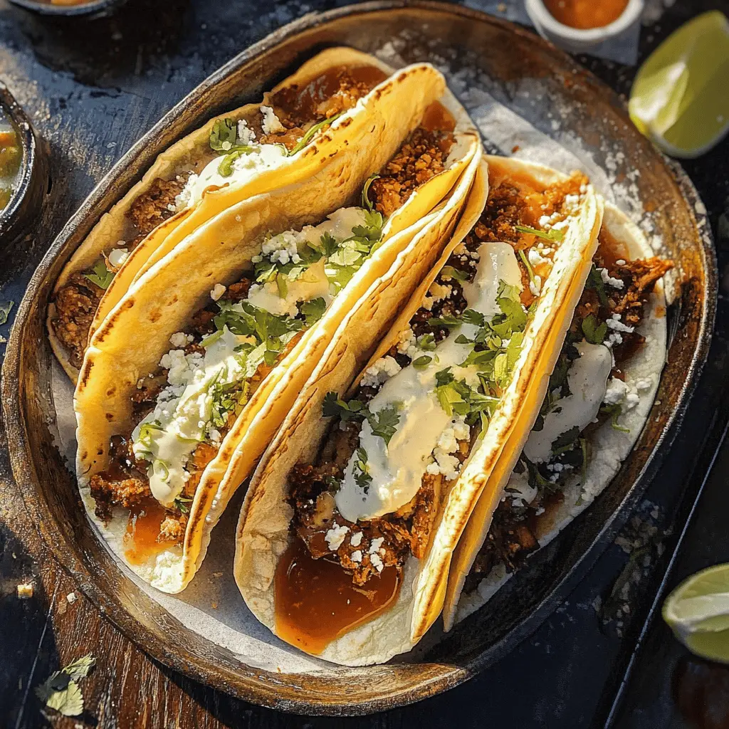 Crispy, golden, and packed with flavor, Tacos Dorados are the ultimate treat for taco lovers! Made with tortillas filled with your choice of savory meat, these crunchy delights are perfect for any gathering. Serve them with fresh salsa and guacamole for an extra kick. Save this recipe to impress your friends and family at your next fiesta!