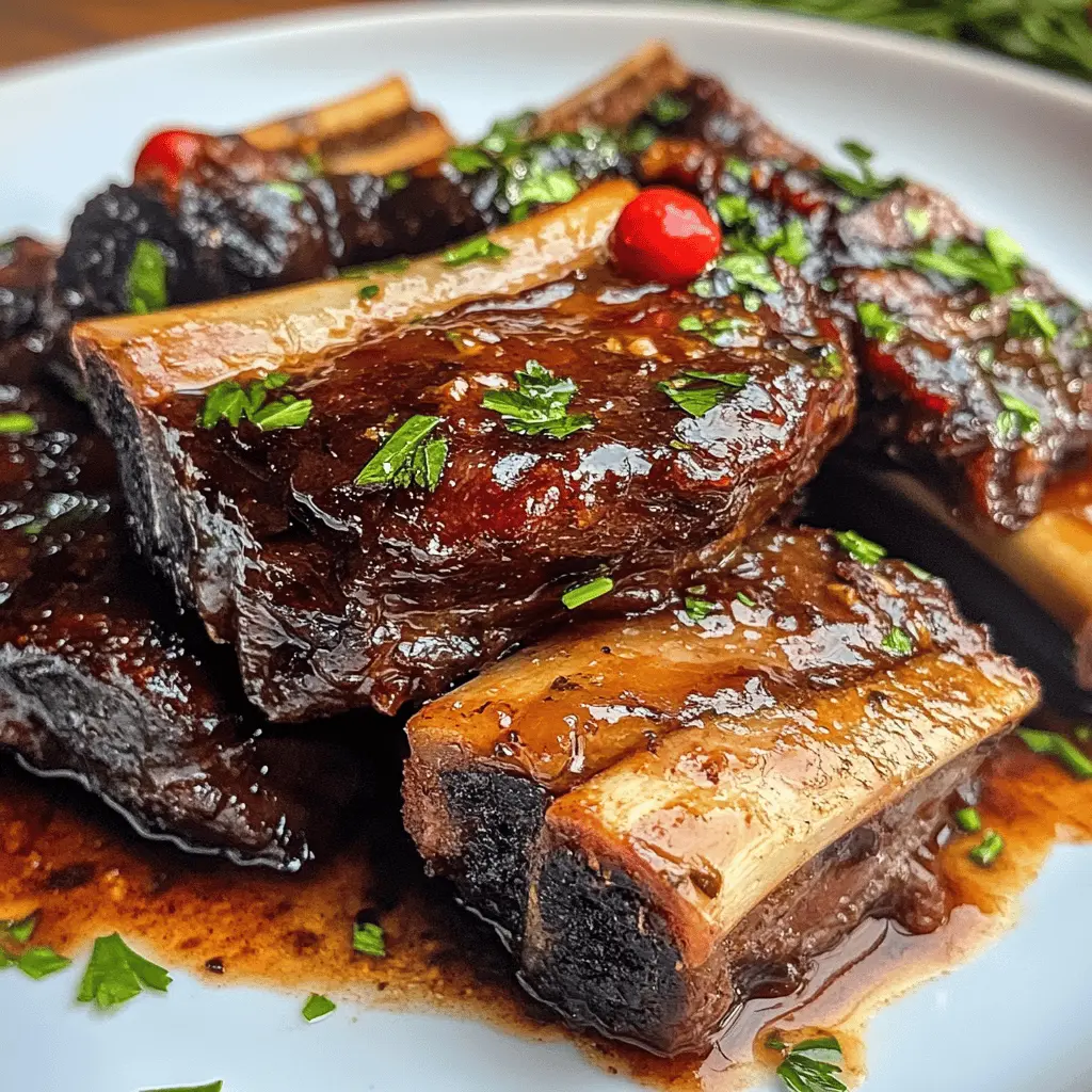 Tender, flavorful, and slow-cooked to perfection, these beef short ribs are a must-try! Rich in taste, they soak up all the delicious seasonings and juices. Perfect for family dinners or special occasions, this recipe brings warmth to any table. Save this pin to enjoy a hearty meal that everyone will love!