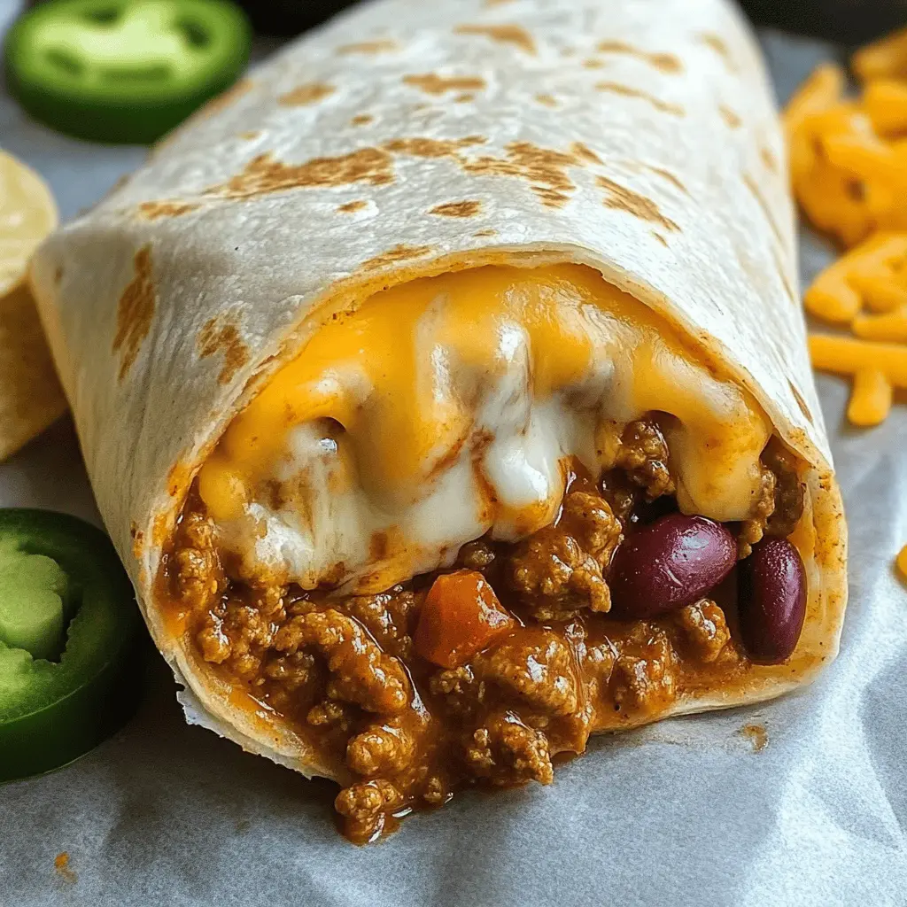 Easy Taco Bell Style Chili Cheese Burrito Recipe