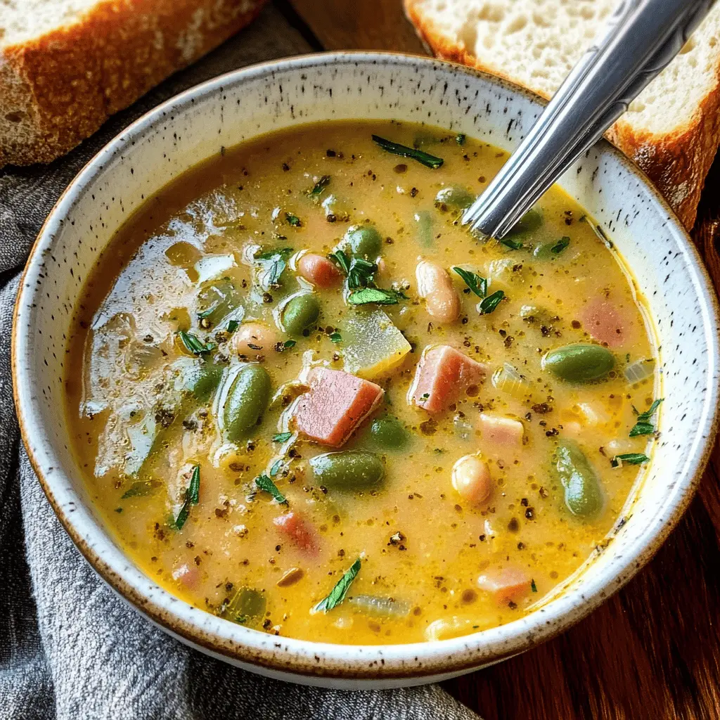 Easy Transylvanian Green Bean Soup with Smoked Ham