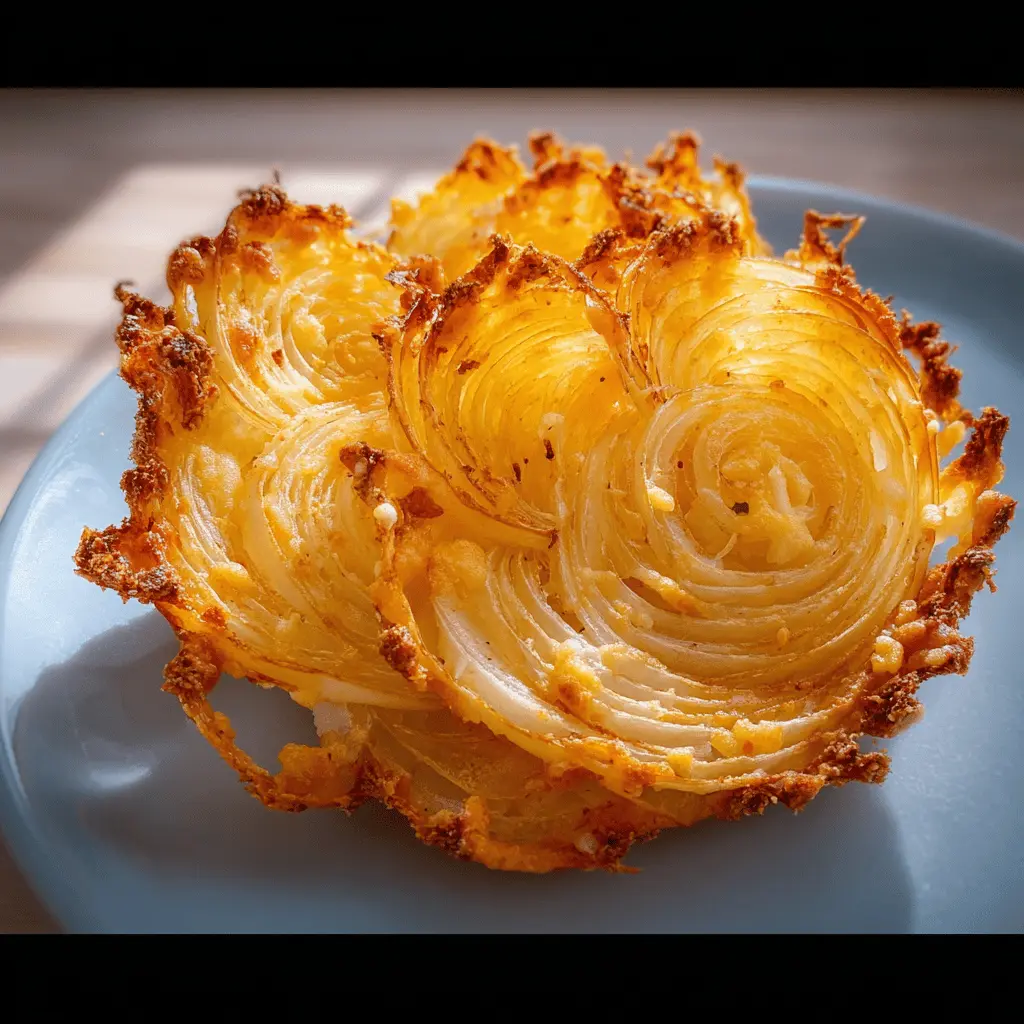 Easy Cheesy Onion Crisp Recipe