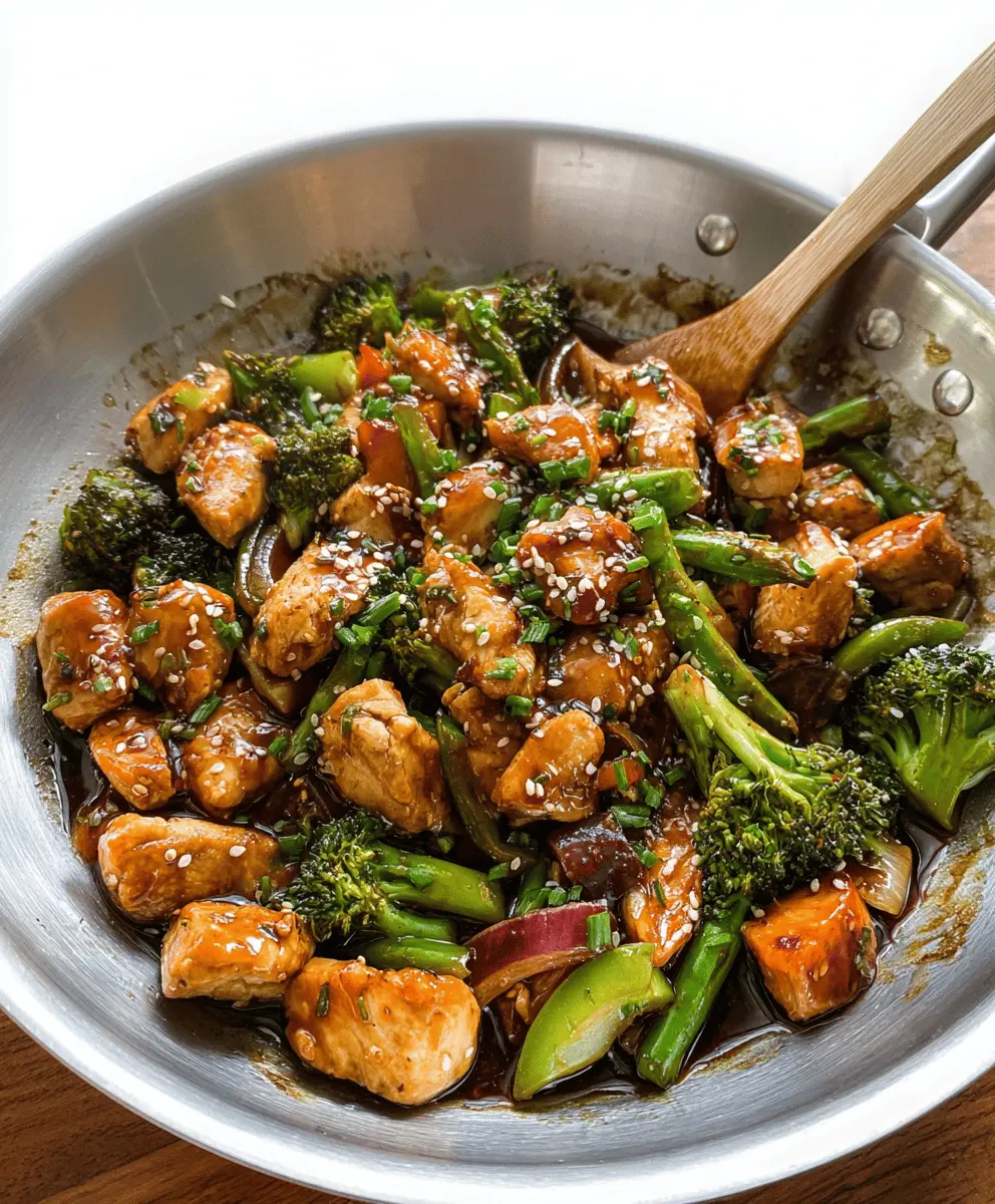 Easy Honey Garlic Chicken Stir Fry Recipe