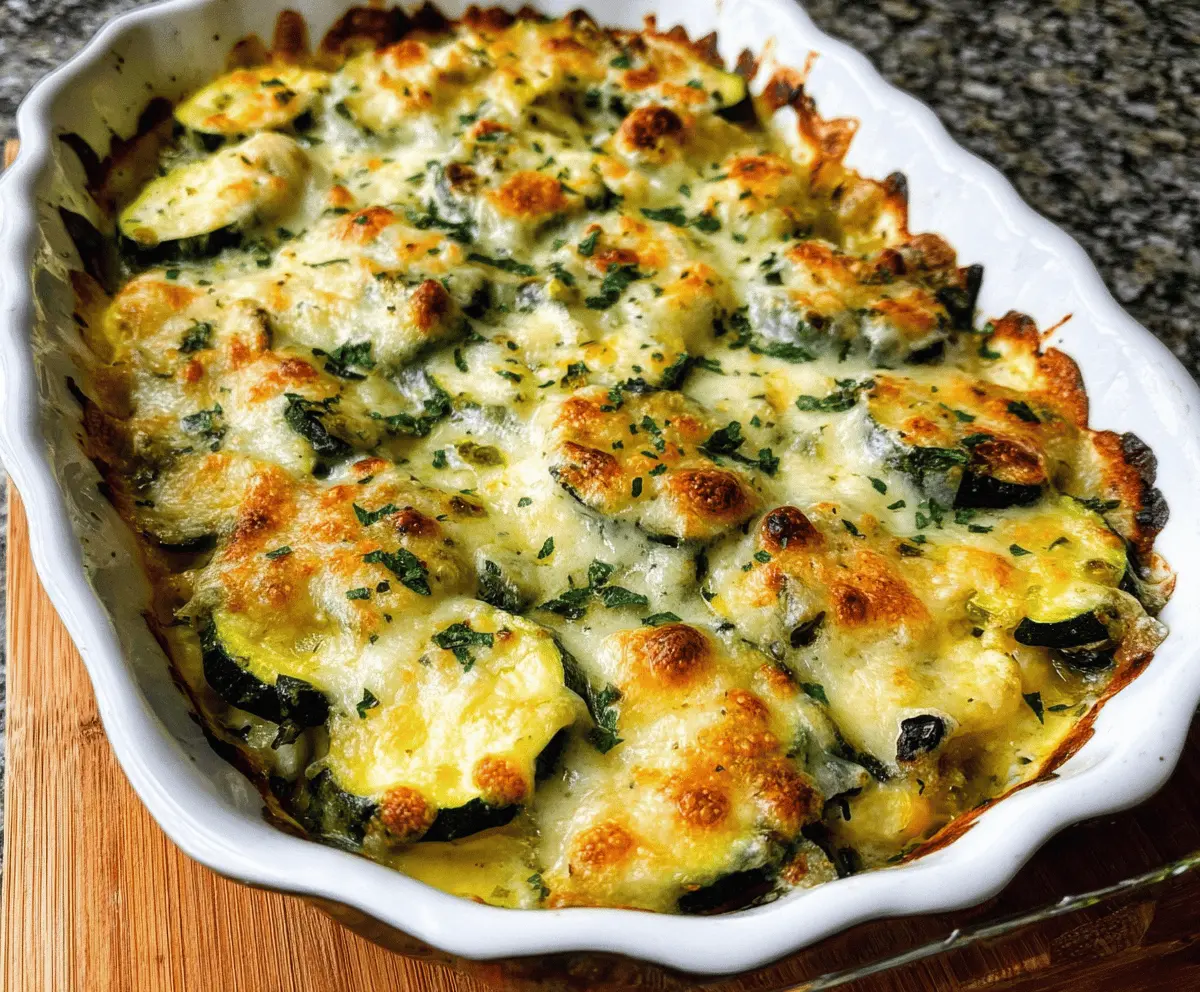 Easy Cheesy Zucchini Bake Recipe