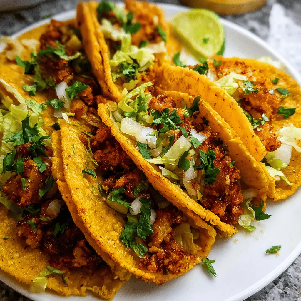Easy Crispy Chicken Tacos Recipe