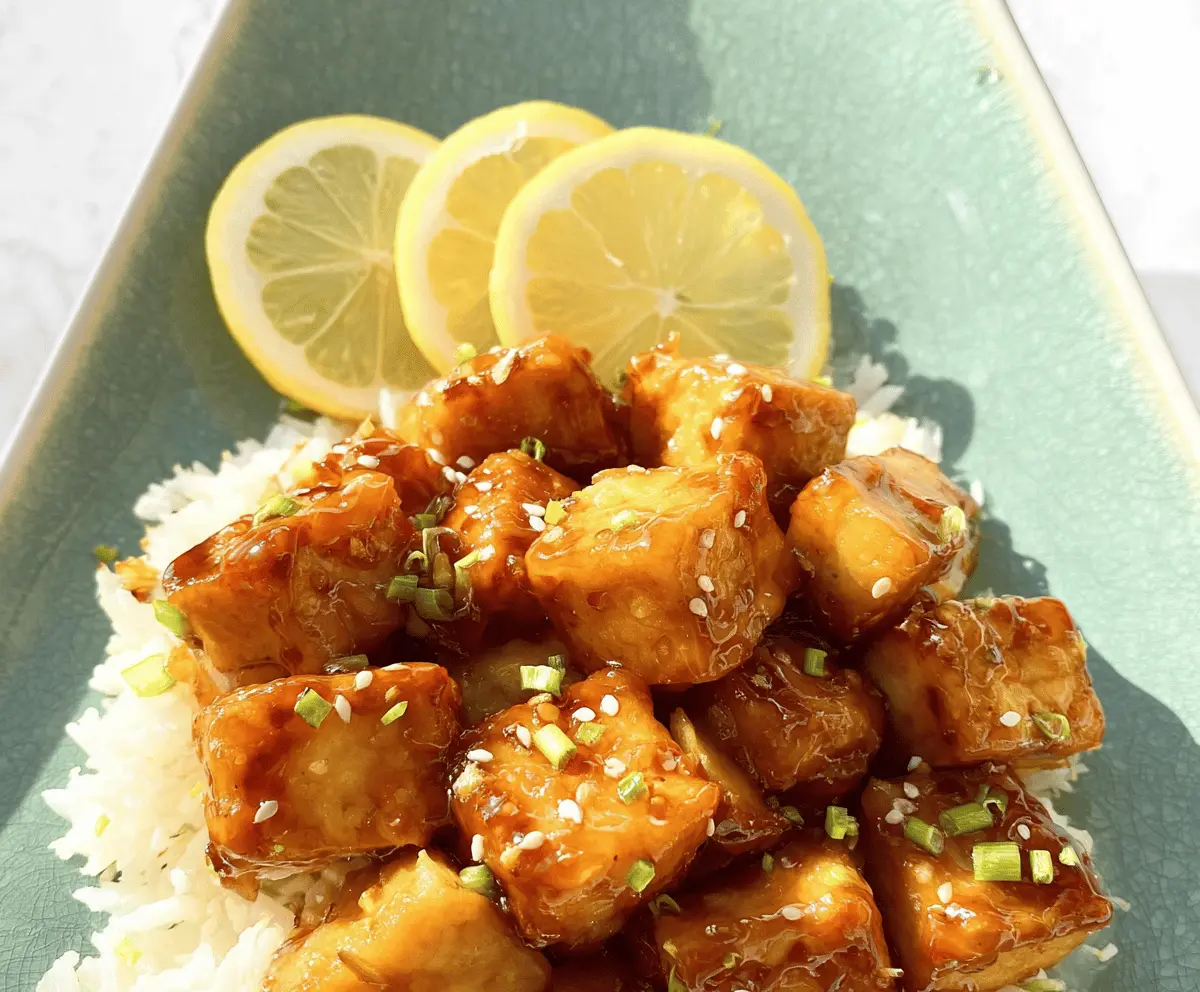 Easy Sticky Lemon Tofu Recipe | Quick & Flavorful