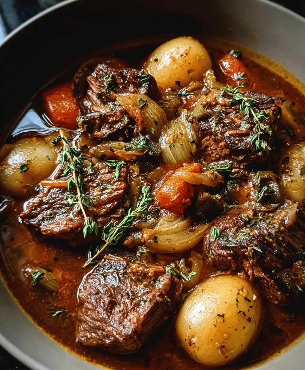 Easy Belgian-Style Slow-Cooked Beef Stew