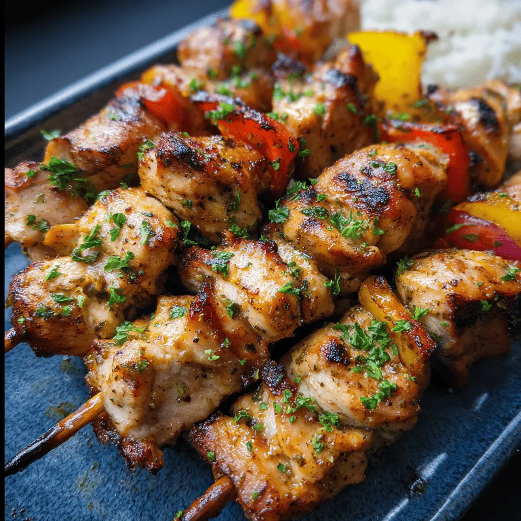 Easy Baked Chicken Kabobs Recipe