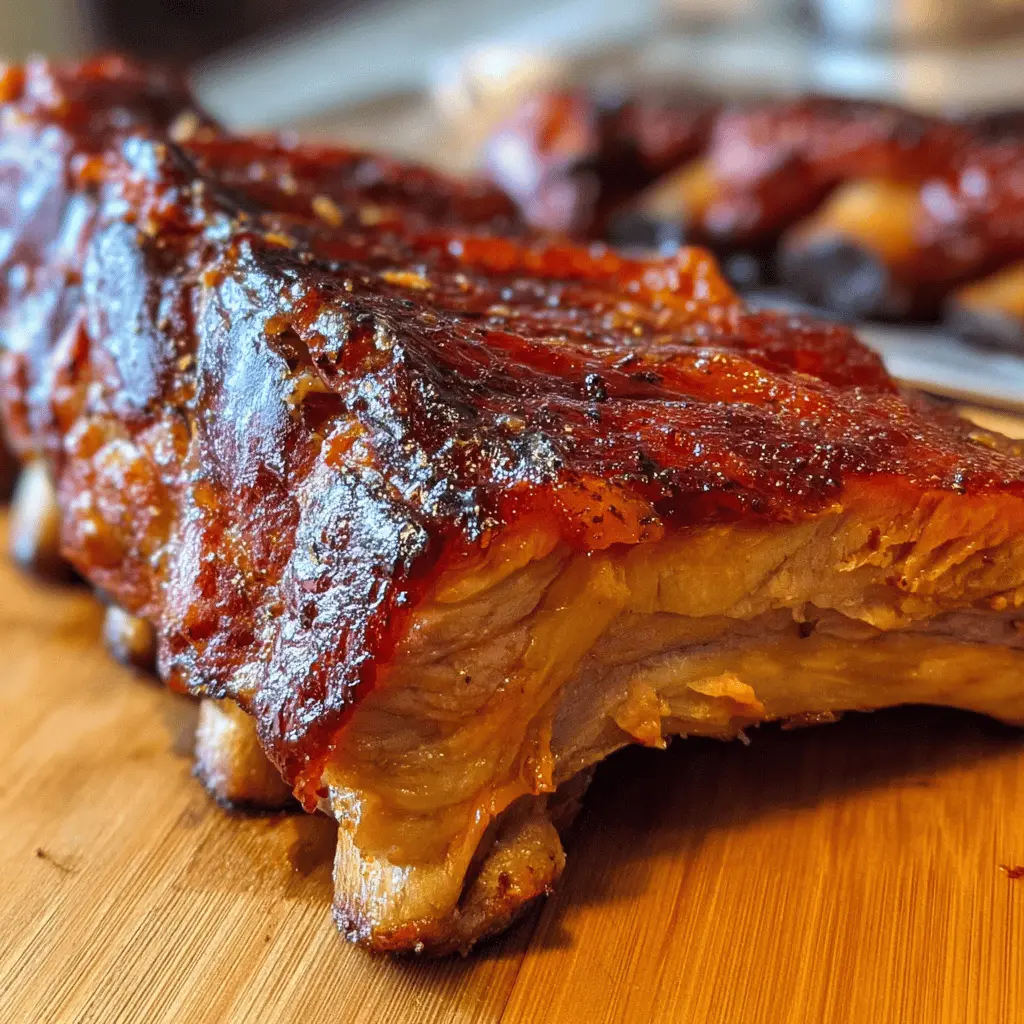 Easy Best Smoked Pork Ribs Recipe