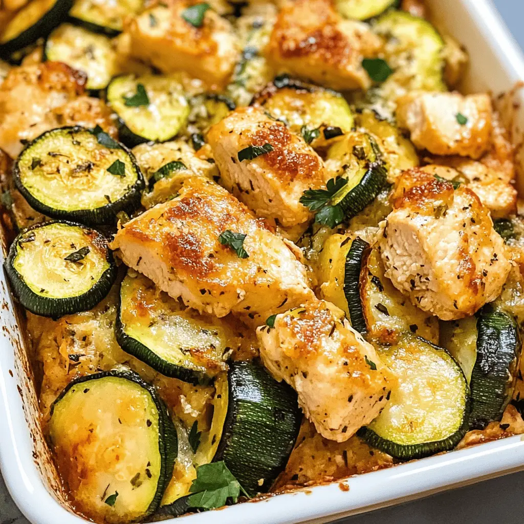 Easy Chicken Zucchini Bake Recipe