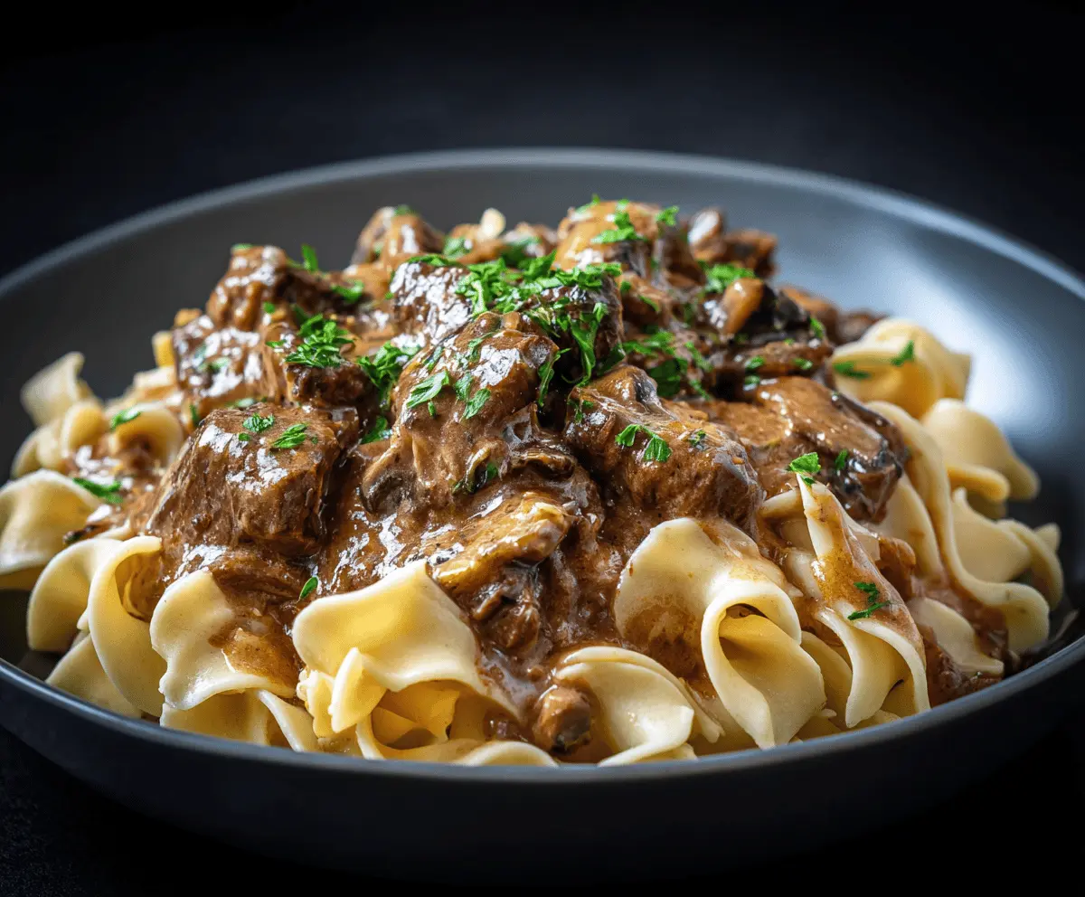 Beef Stroganoff