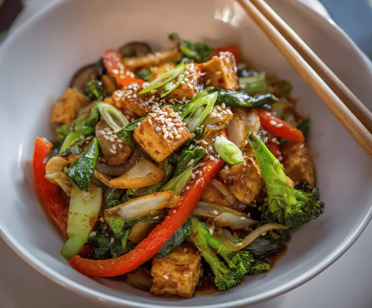 Stir-Fried Tofu and Vegetables