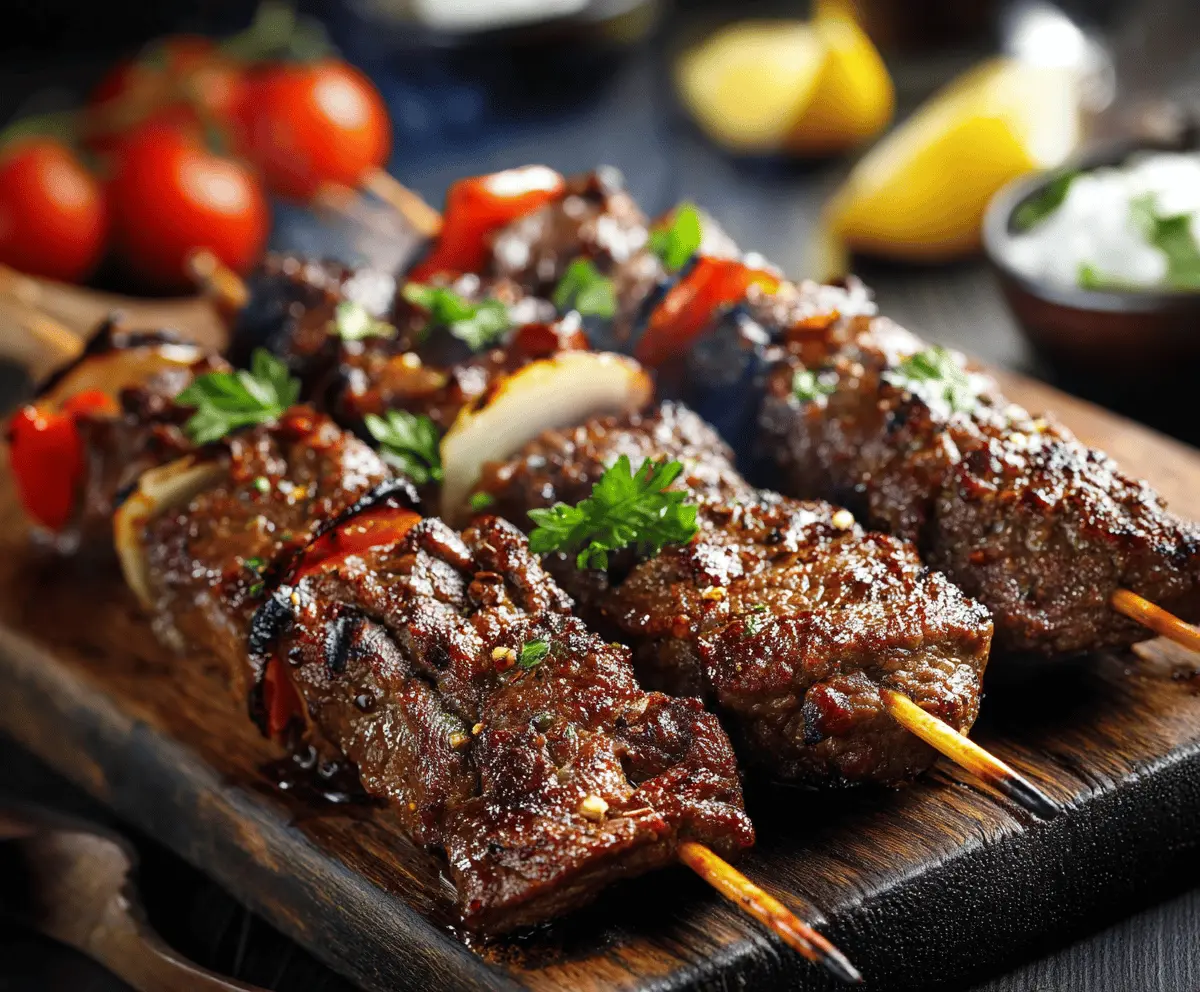 Grilled Beef Kebabs