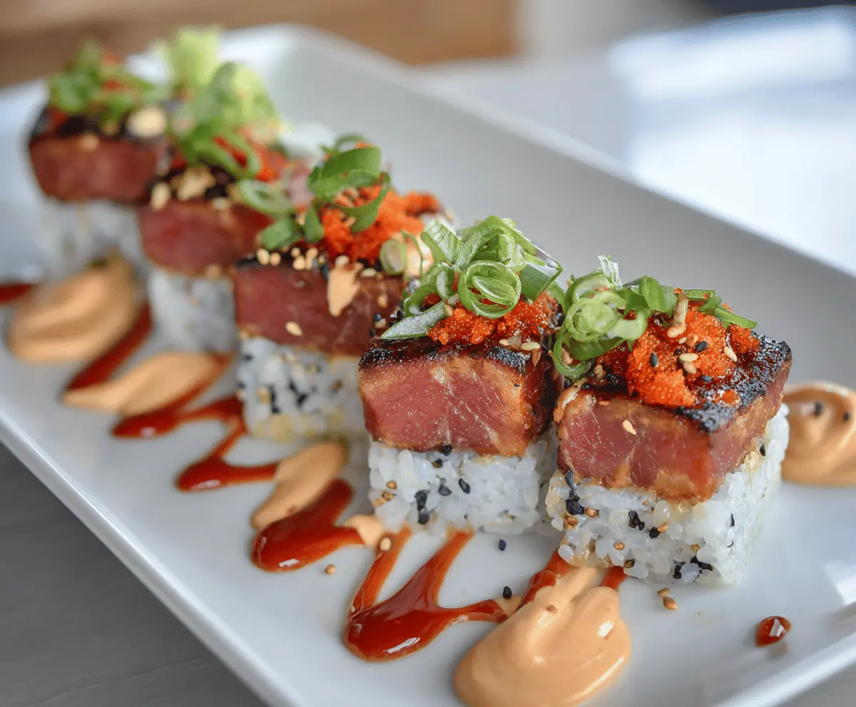 Spicy Tuna Sushi Rolls