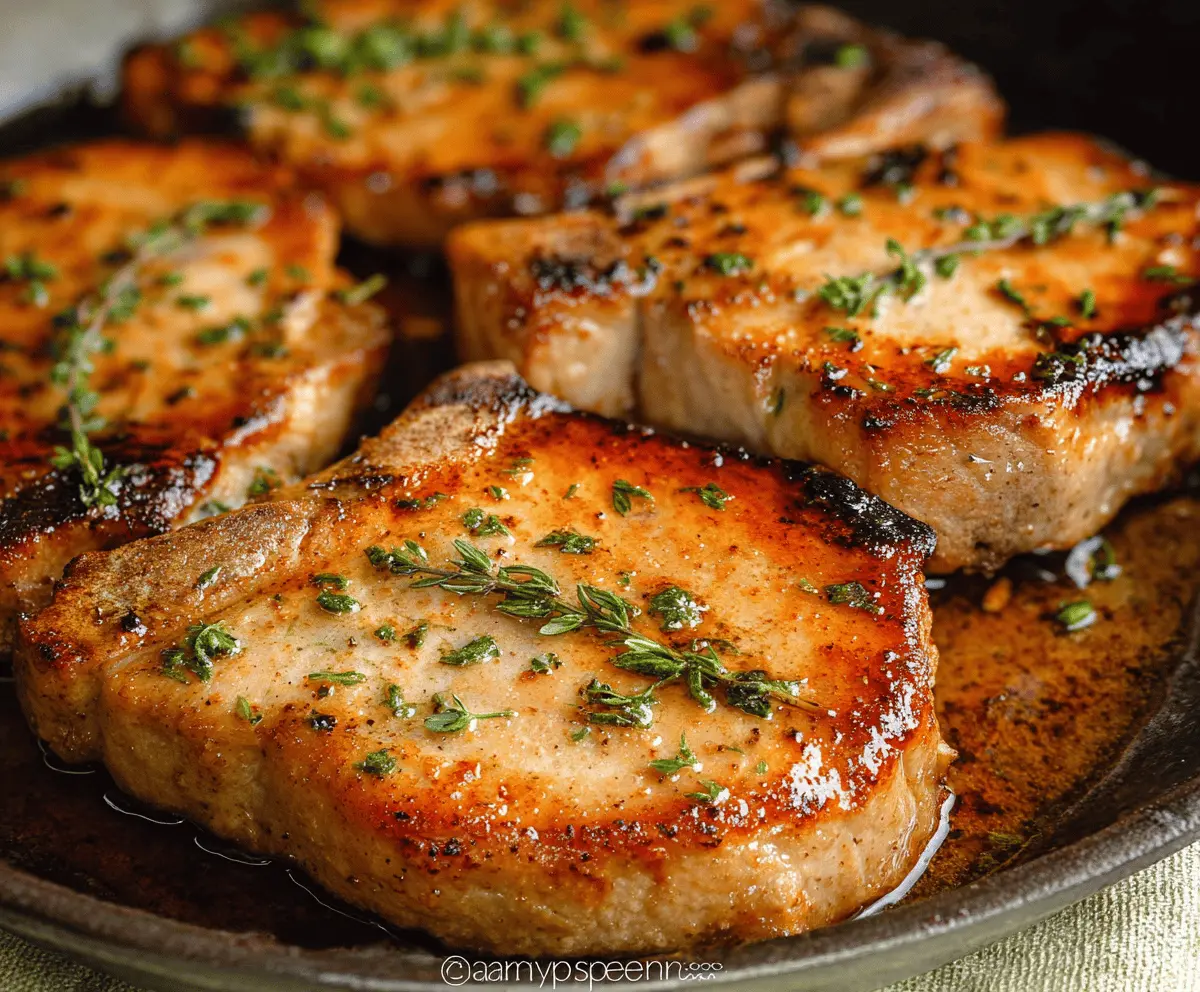 Juicy Baked Pork Chops Recipe