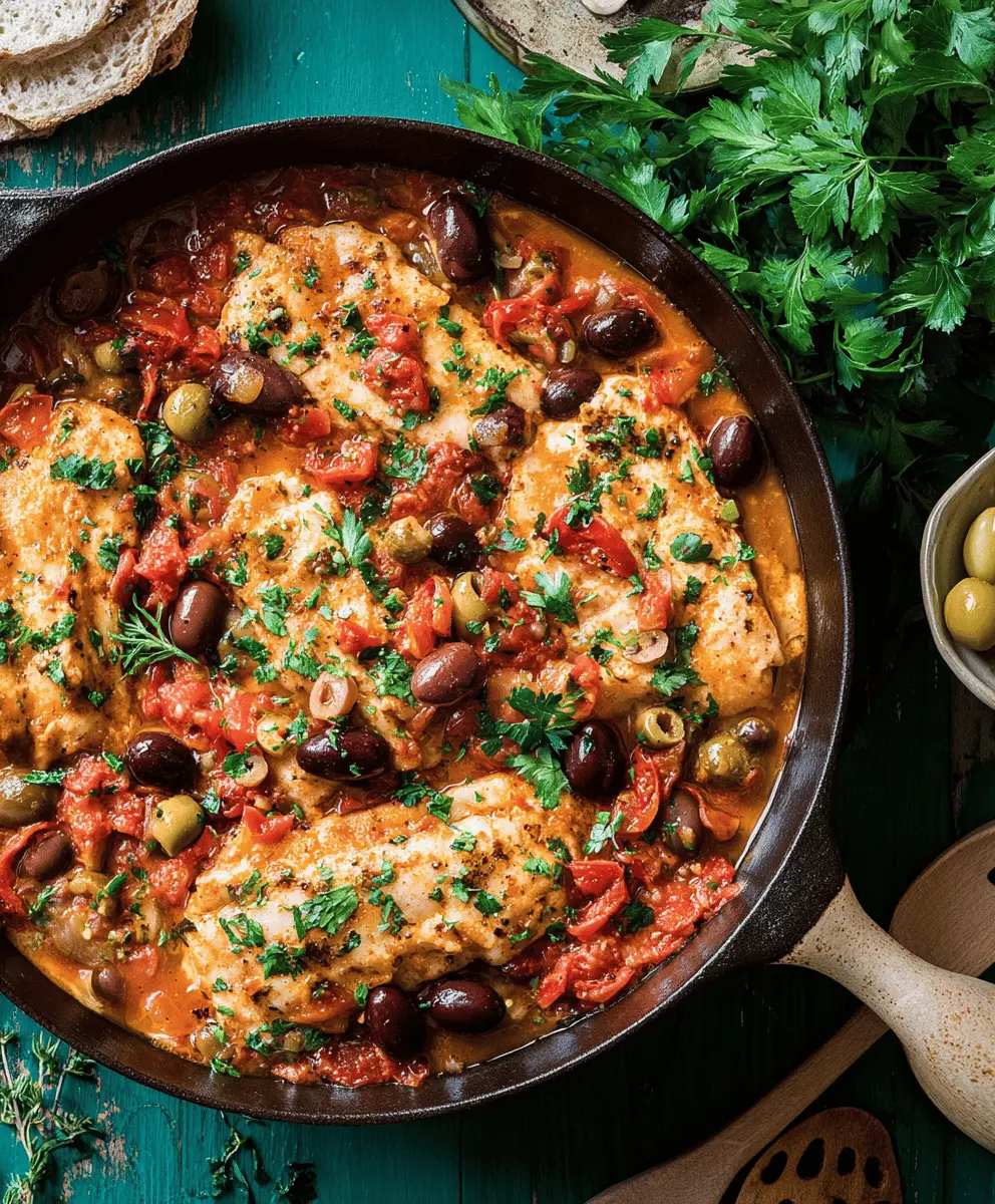 Easy Savory Fish Puttanesca Recipe