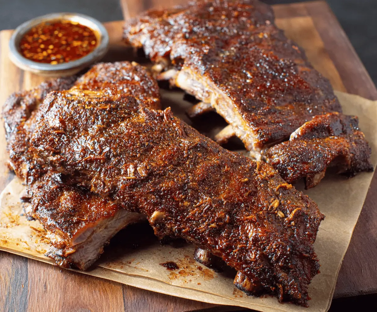 Super Tender Dry Rub Ribs Baked to Perfection