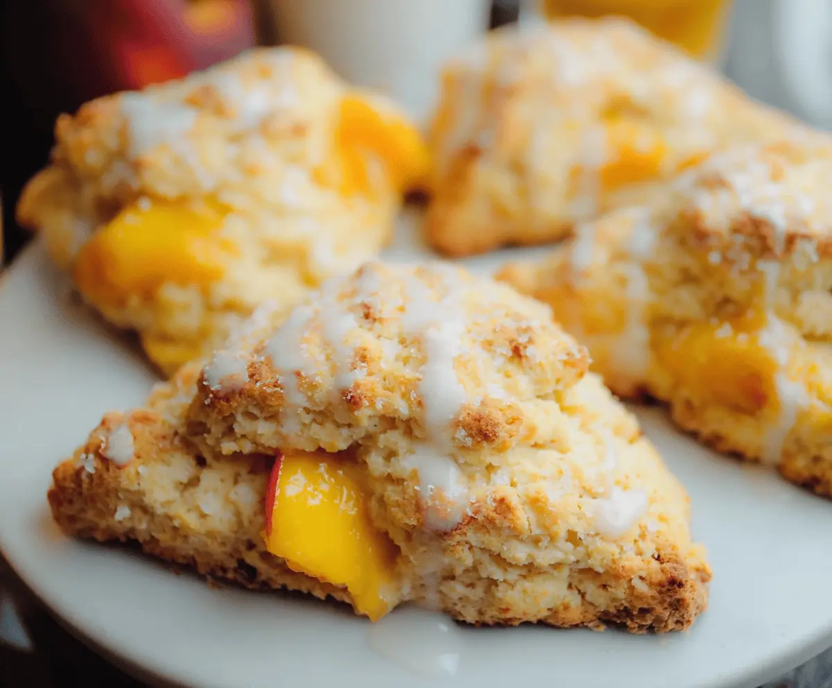 Easy Peach Scones Recipe for a Cozy Breakfast