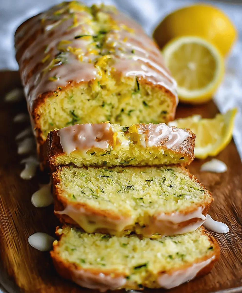 Easy Luscious Lemon Zucchini Bread Recipe