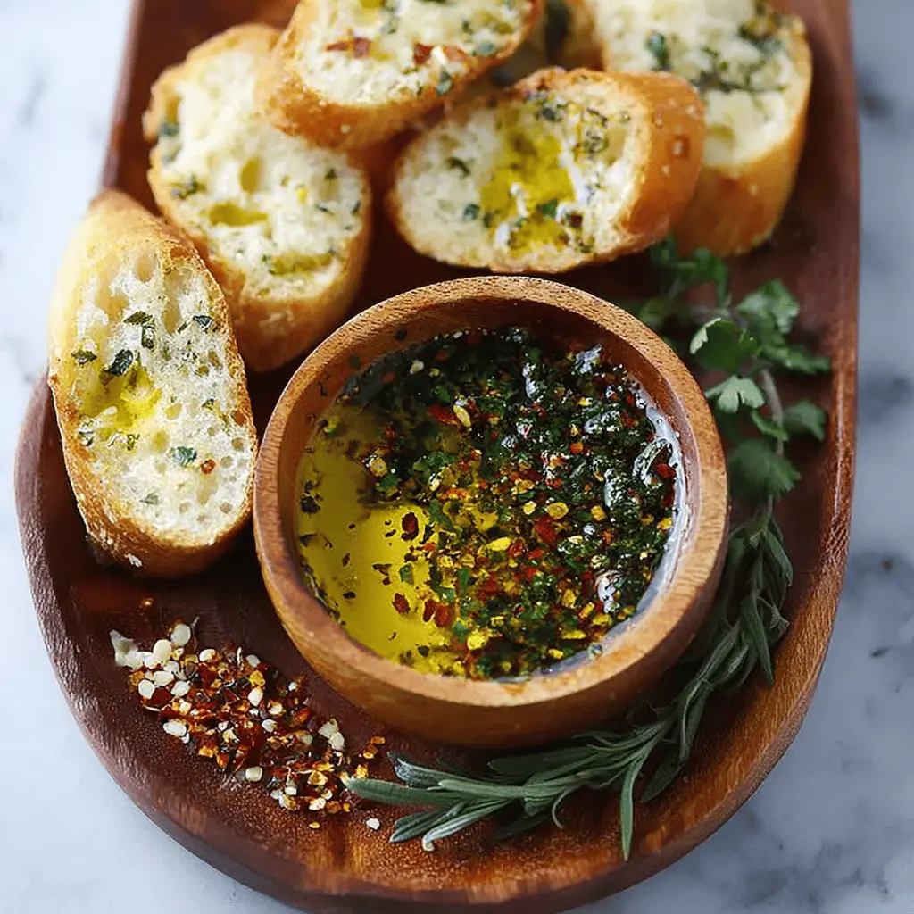 Easy Irresistible Olive Oil Bread Dip Recipe