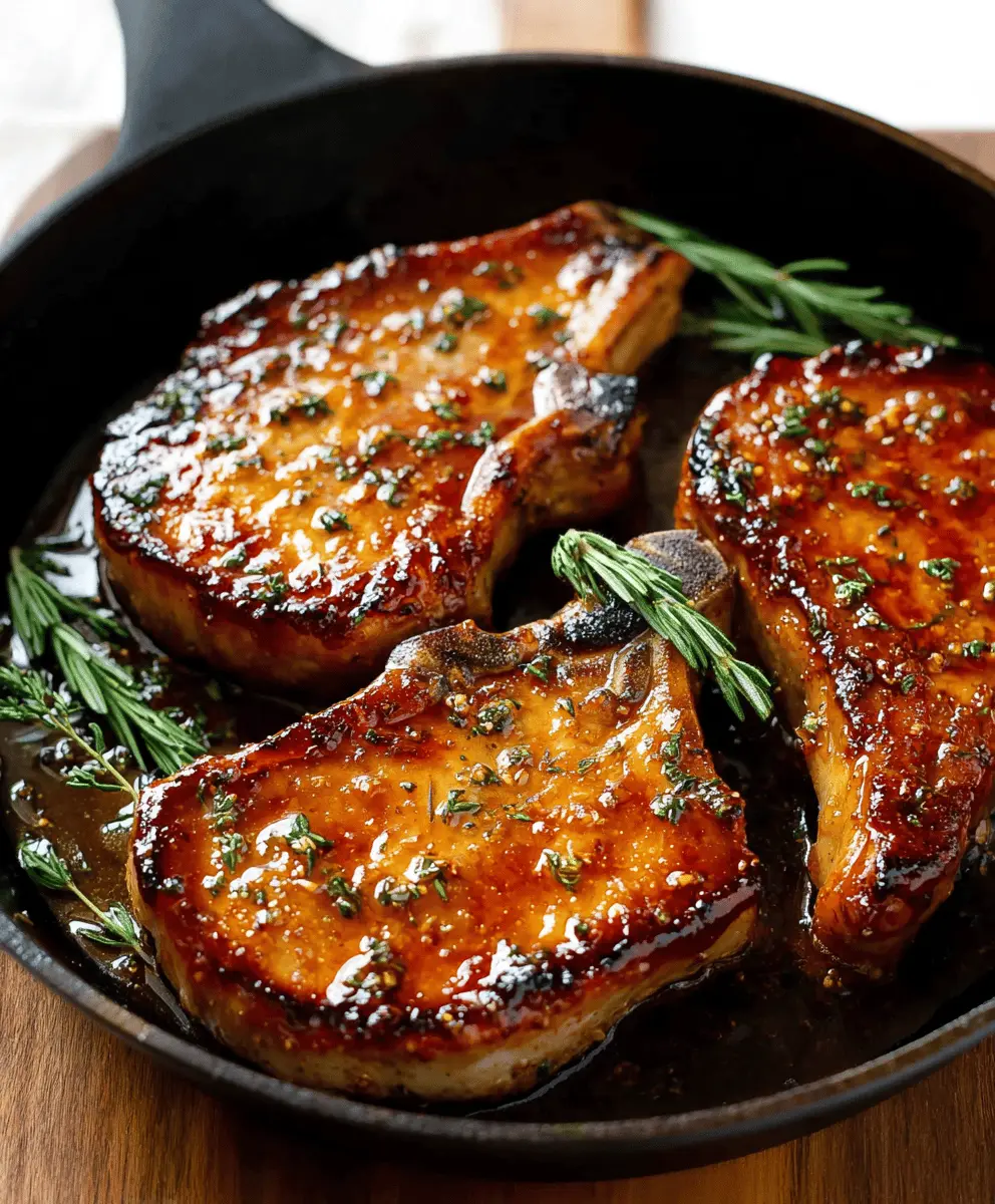 Easy Maple Glazed Pork Chops Recipe
