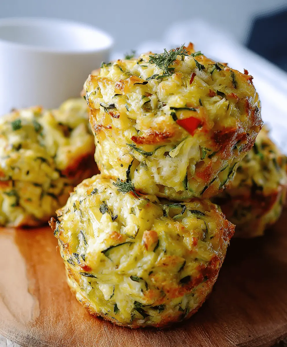 Easy Cheesy Zucchini Muffins Recipe