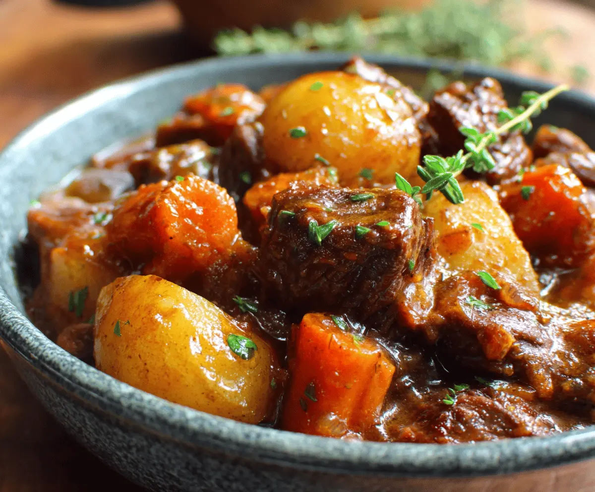 Slow Cooker Beef Stew