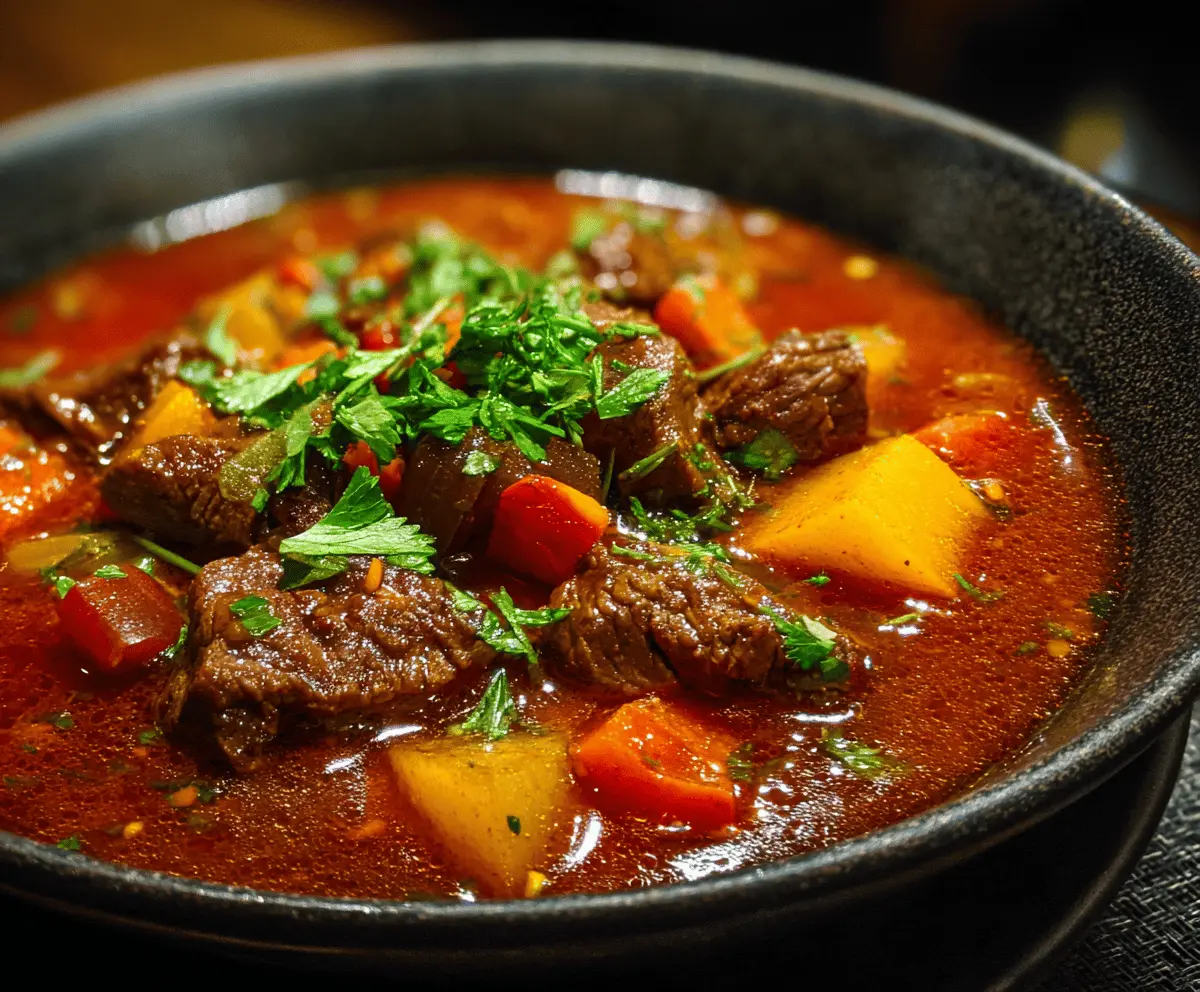 Beef and Vegetable Stew