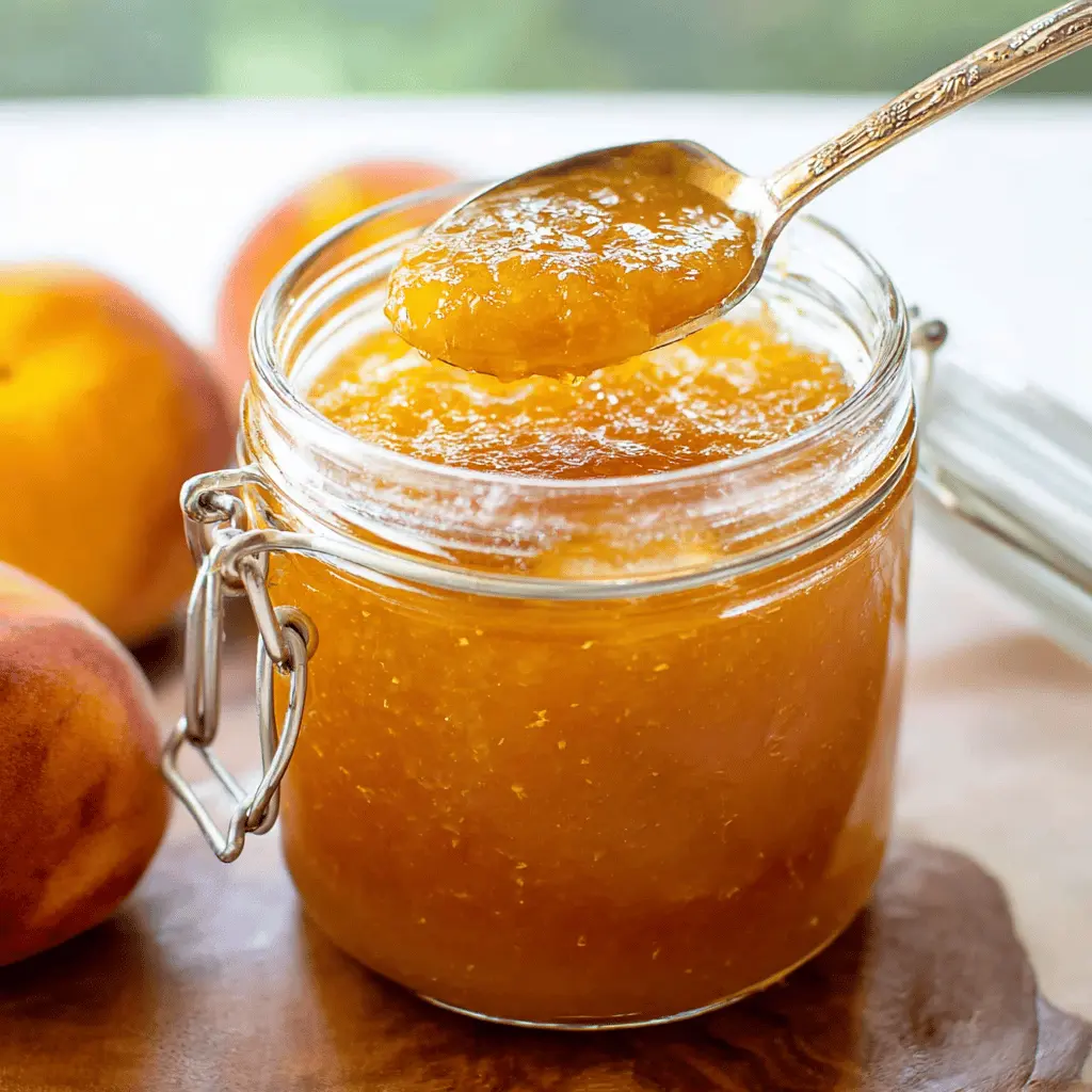 Easy Homemade Peach Jam Recipe With 3 Ingredients
