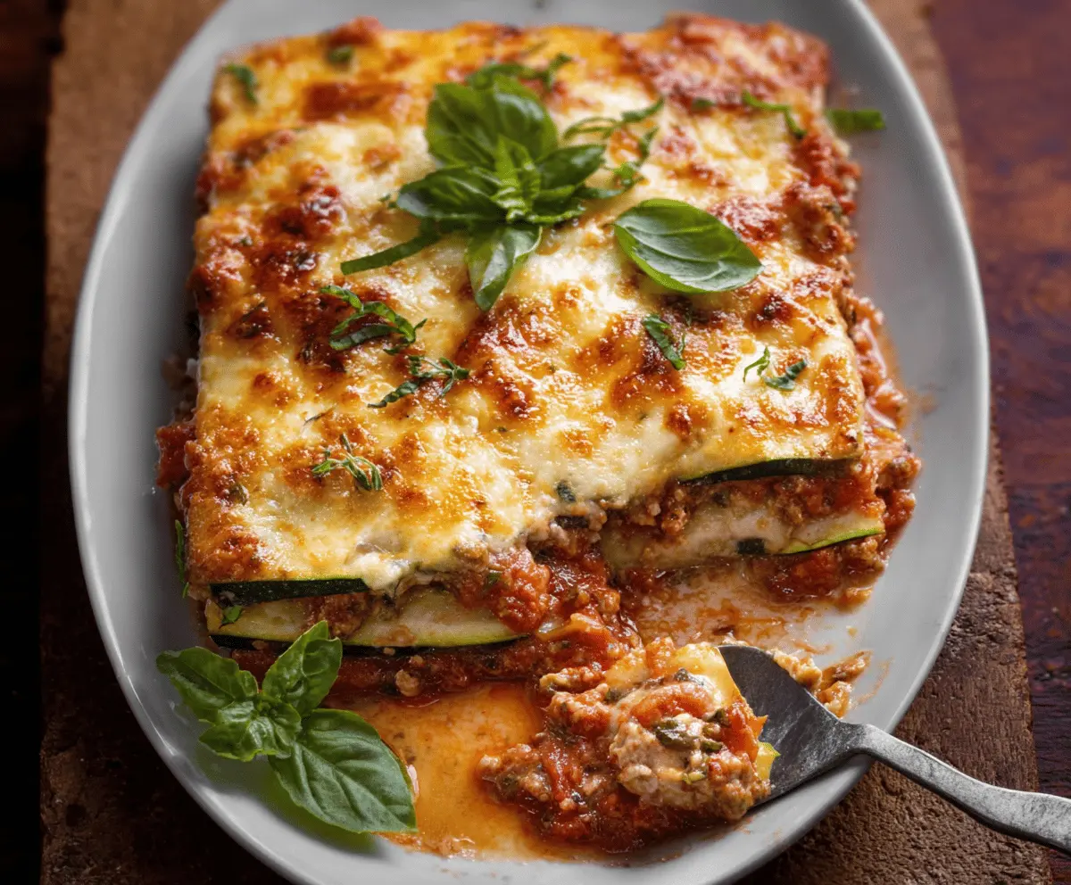 Easy Zucchini Lasagna Recipe with Fresh Veggies