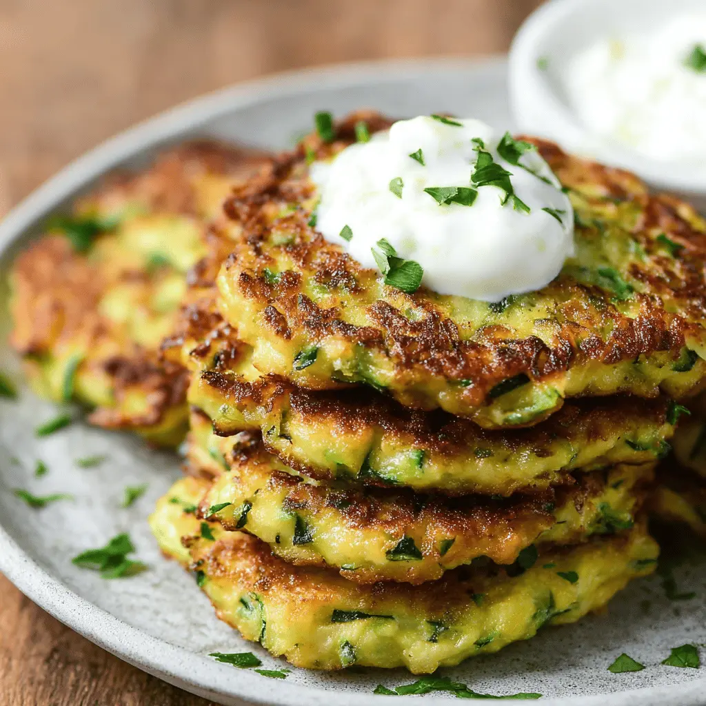 Crispy Zucchini Fritters Recipe for Easy Snacks