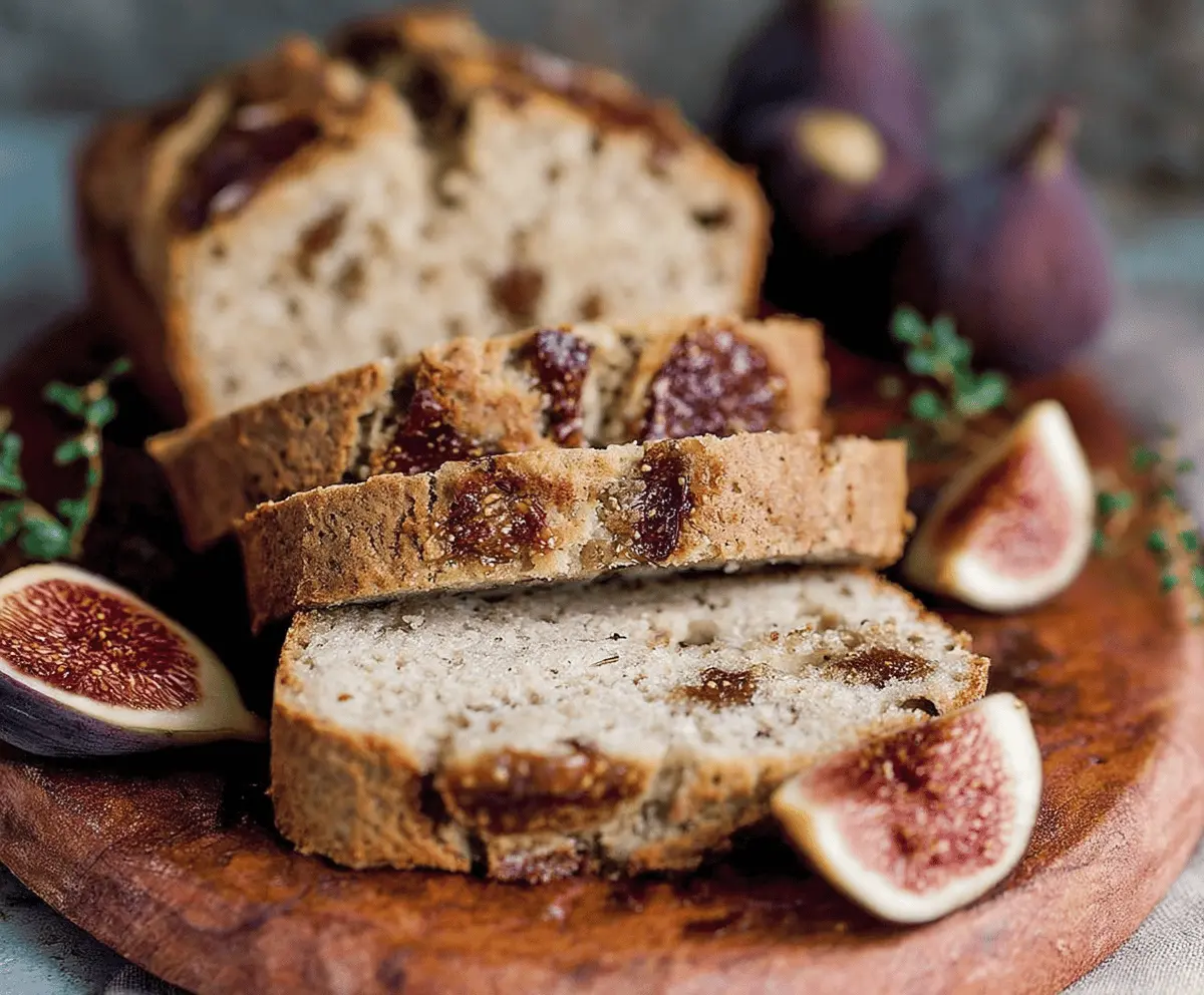 Easy Fig Bread Recipe with Fresh Figs