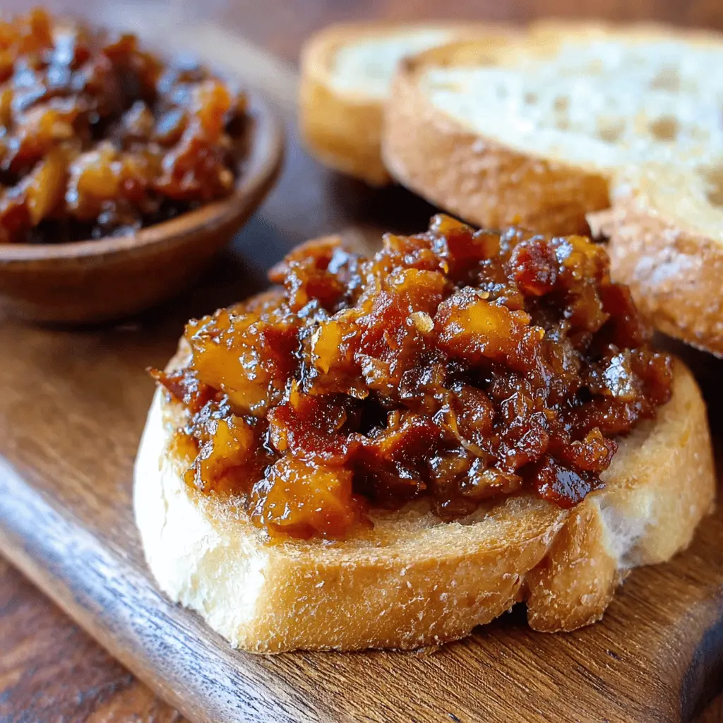 Sweet and Savory Peach Bacon Jam Recipe