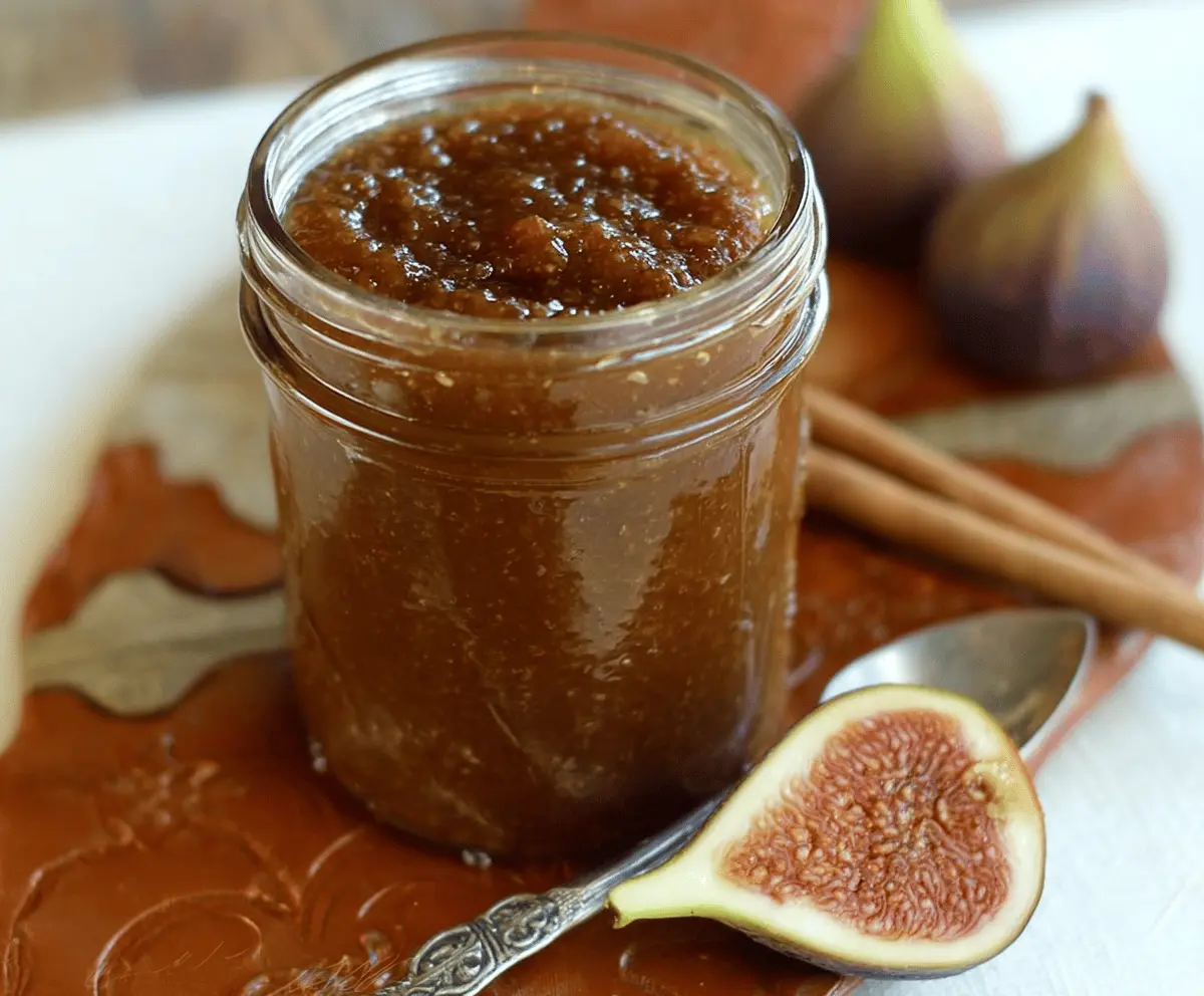 Easy Crockpot Fig Butter Recipe for Fall