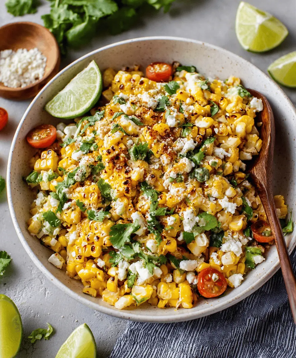 Easy Mexican Street Corn Salad Recipe