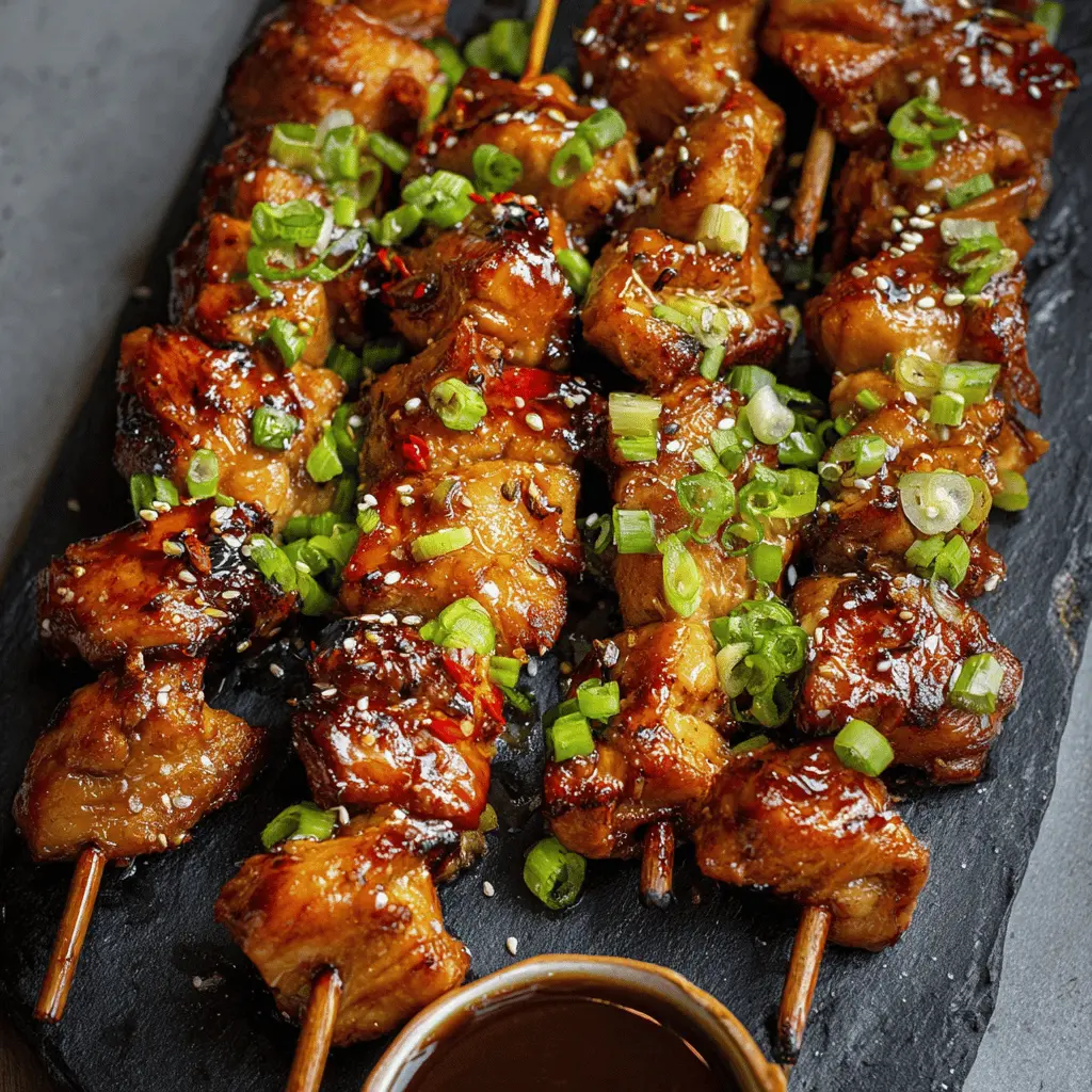 Easy Epic Teriyaki Chicken Skewers Recipe