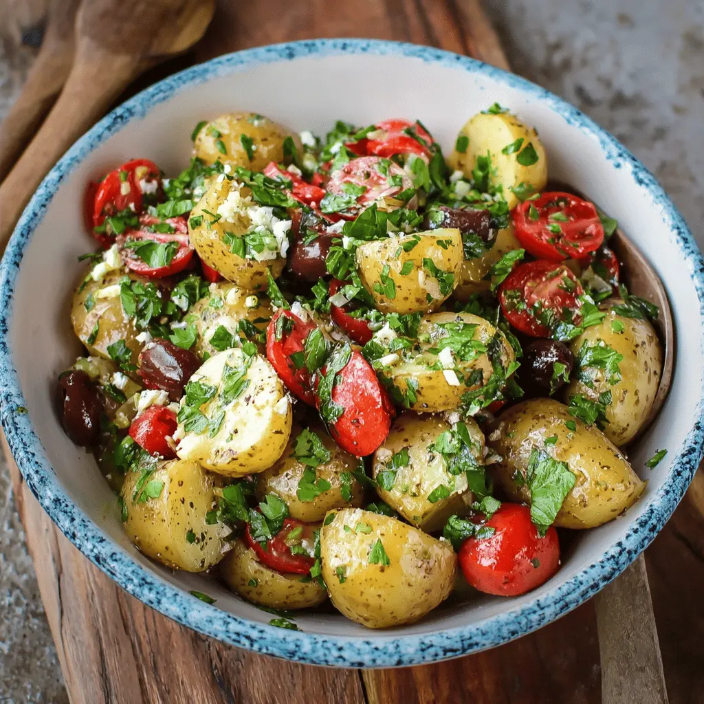 Easy Mediterranean Potato Salad Recipe