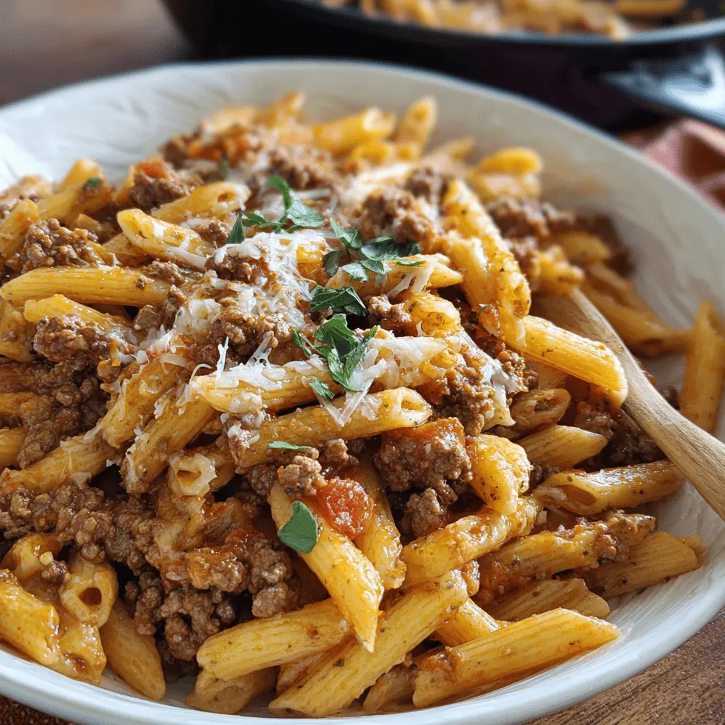 Easy Ground Beef Pasta Recipe for Dinner