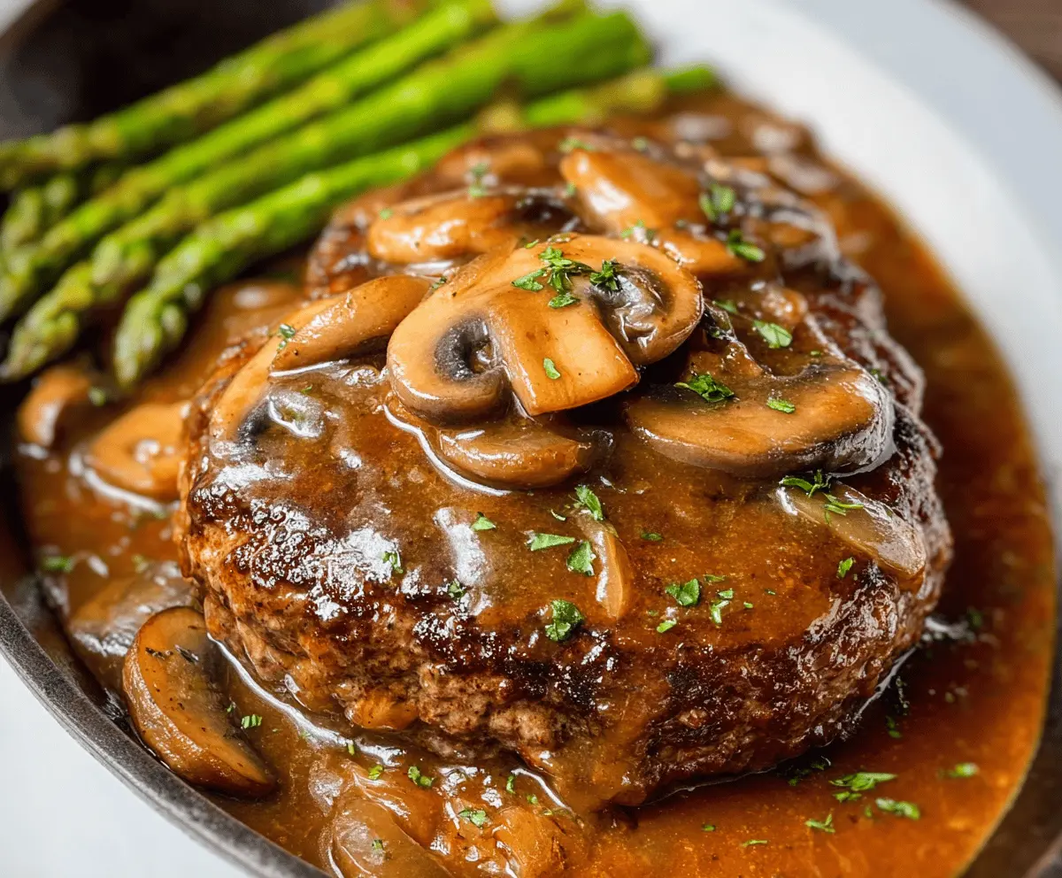 Classic Hamburger Steak Recipe with Savory Sauce