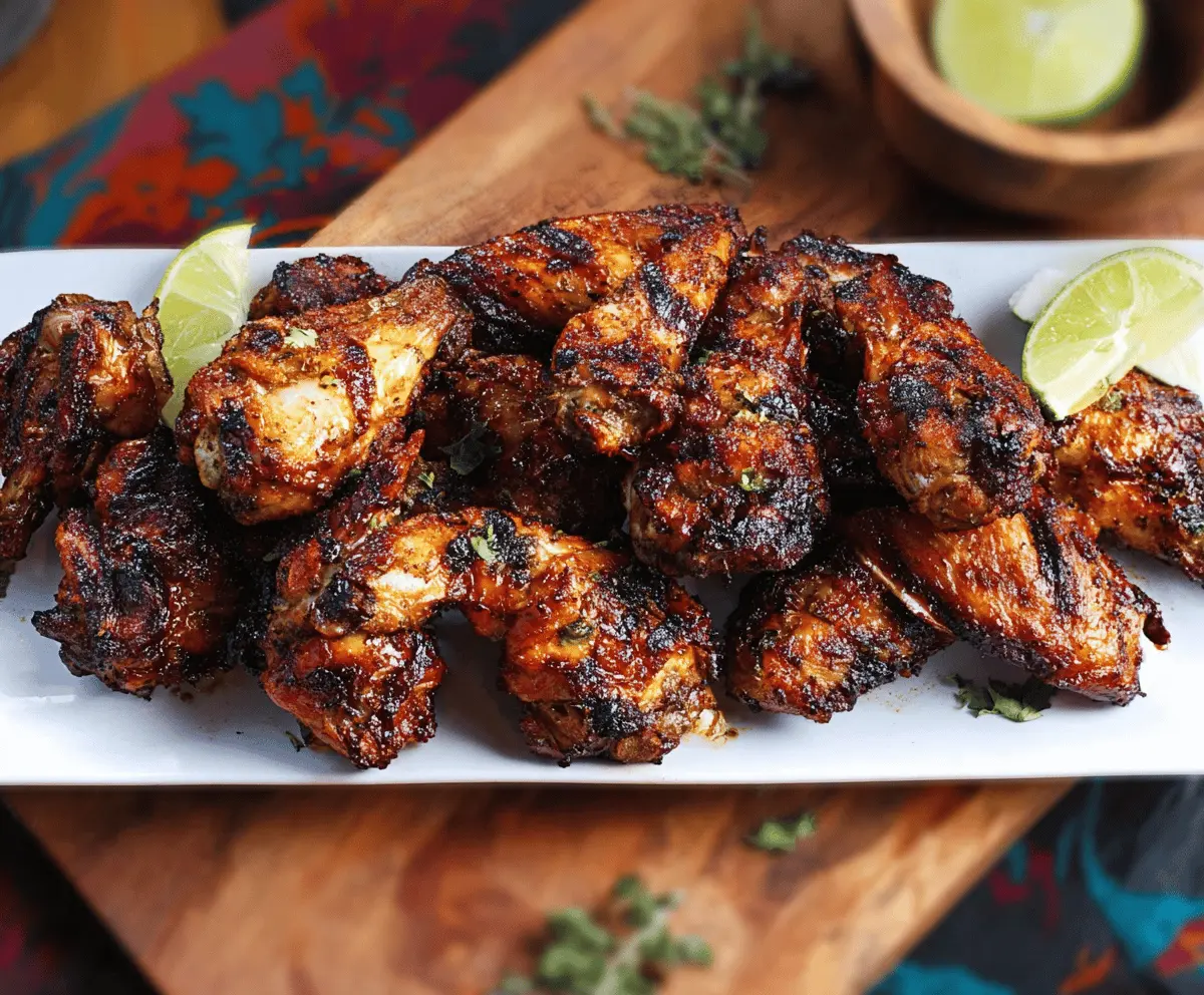 Crispy Jamaican Jerk Chicken Wings Recipe