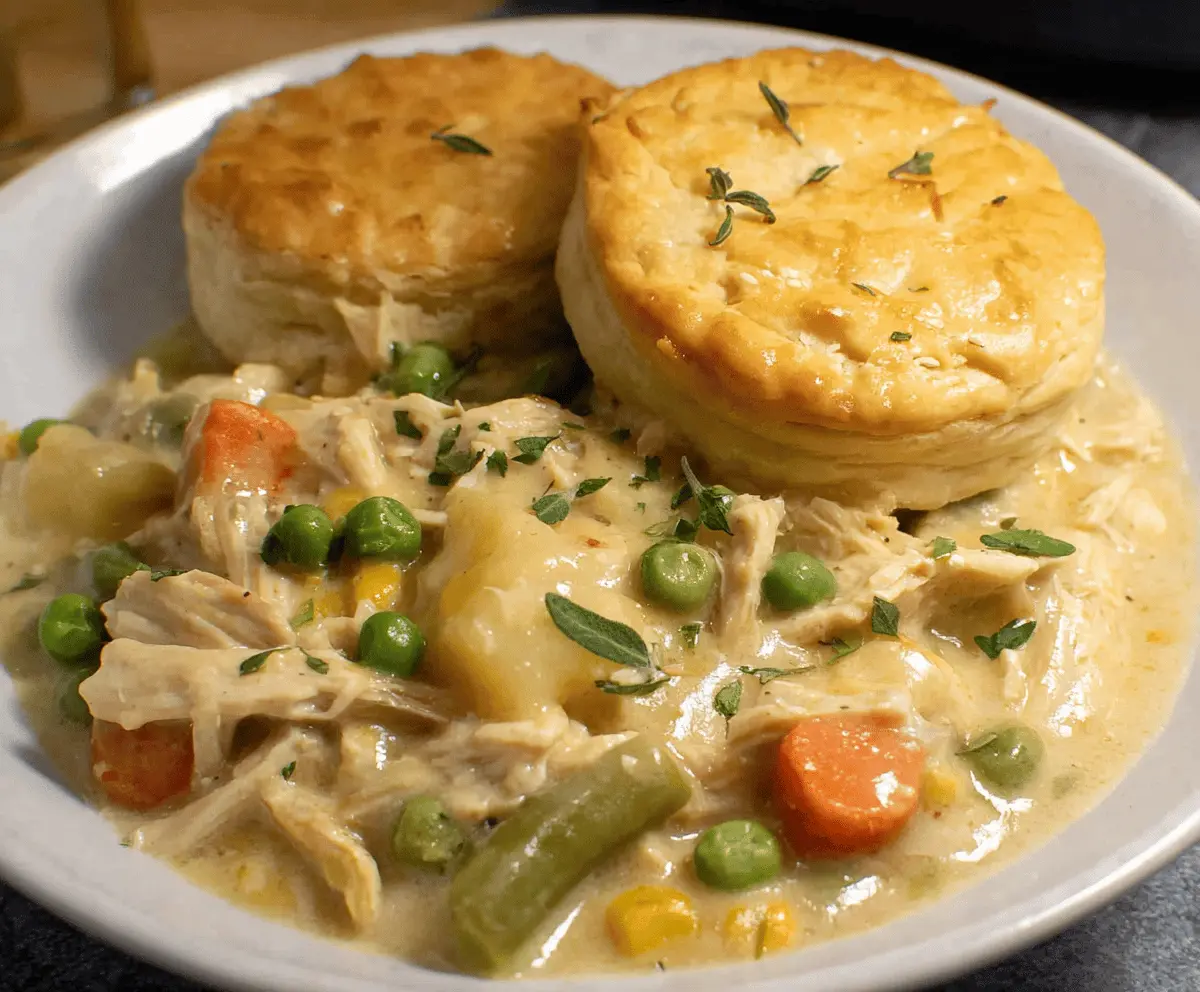 Easy Crock Pot Chicken Pot Pie Recipe