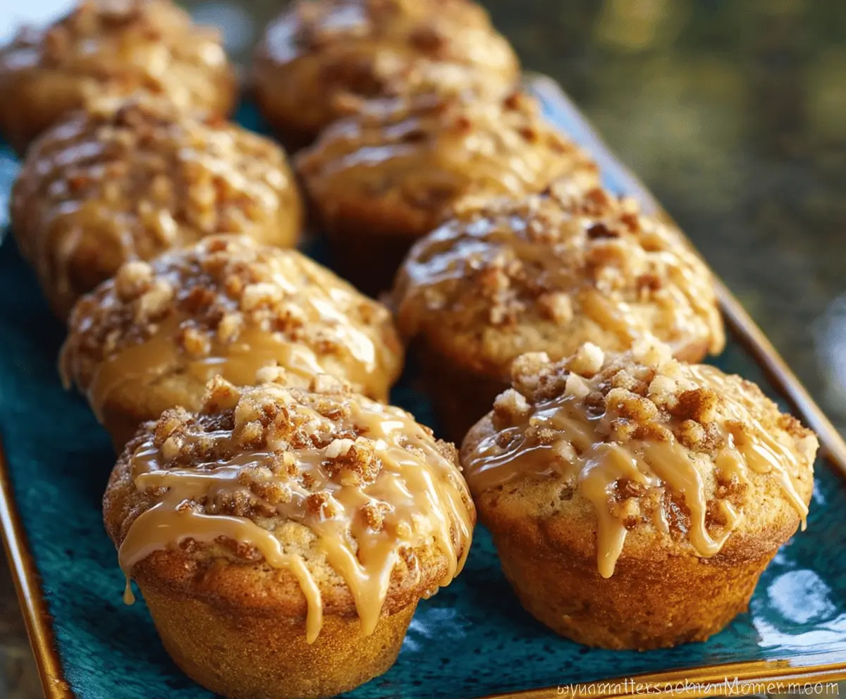 Easy Caramel Apple Buttermilk Muffins Recipe