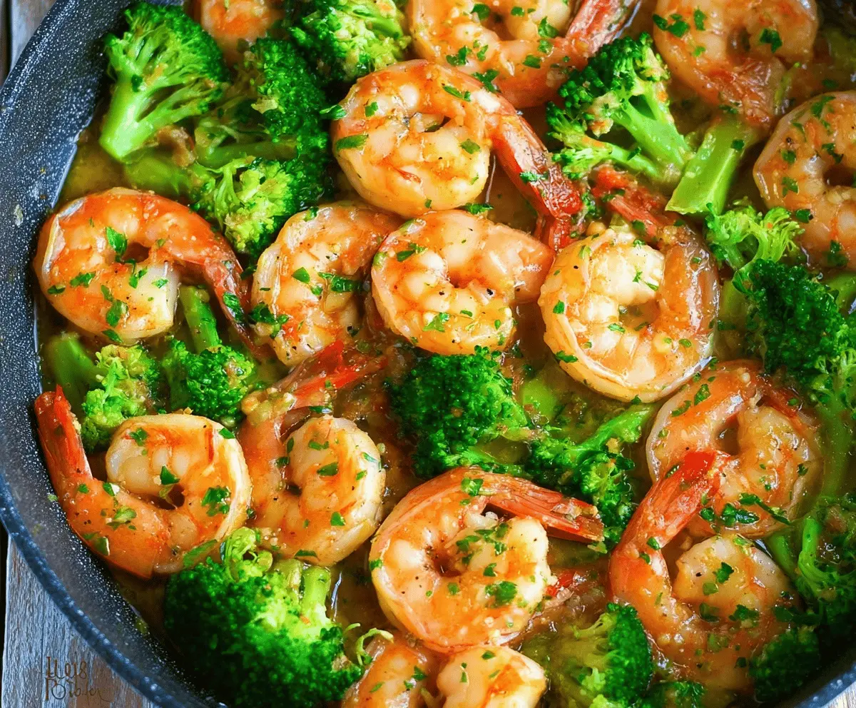 Easy Garlic Butter Shrimp and Broccoli Recipe