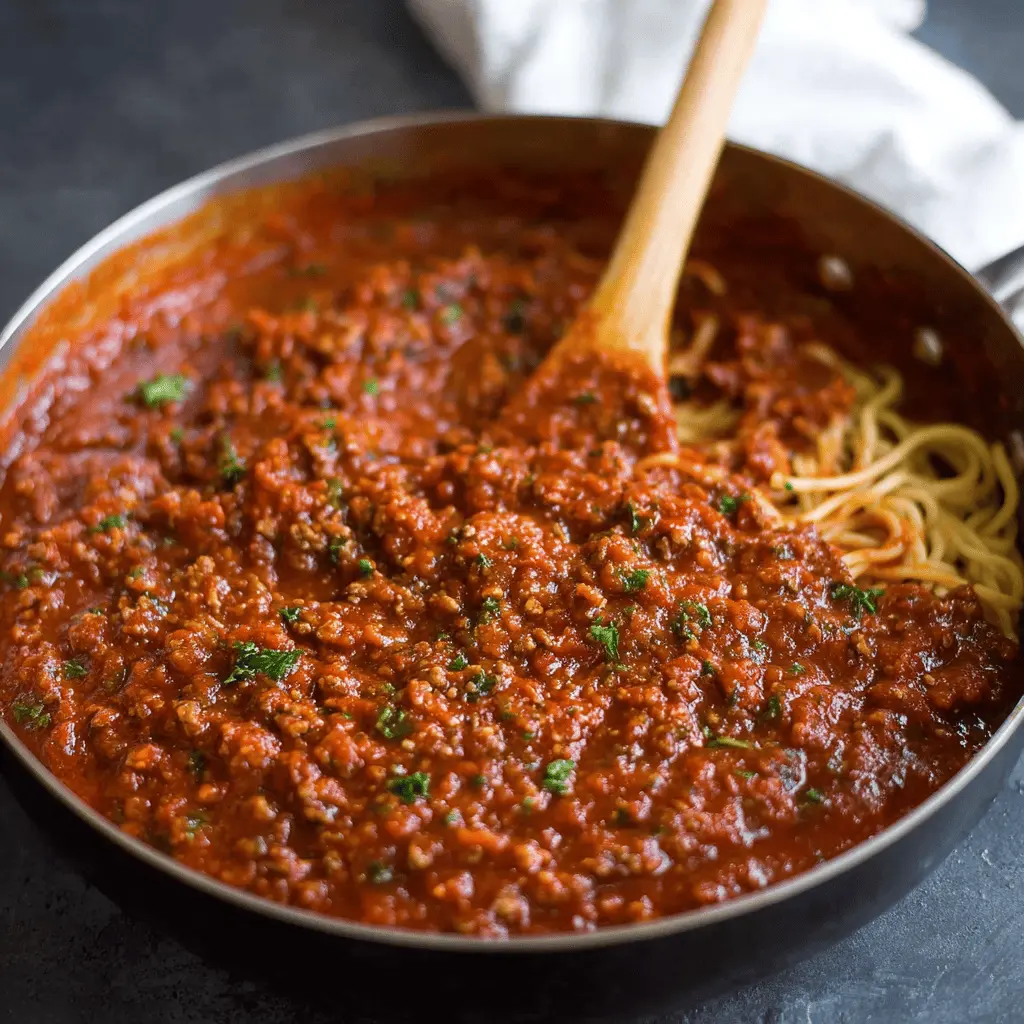 Easy Homemade Spaghetti Sauce Recipe
